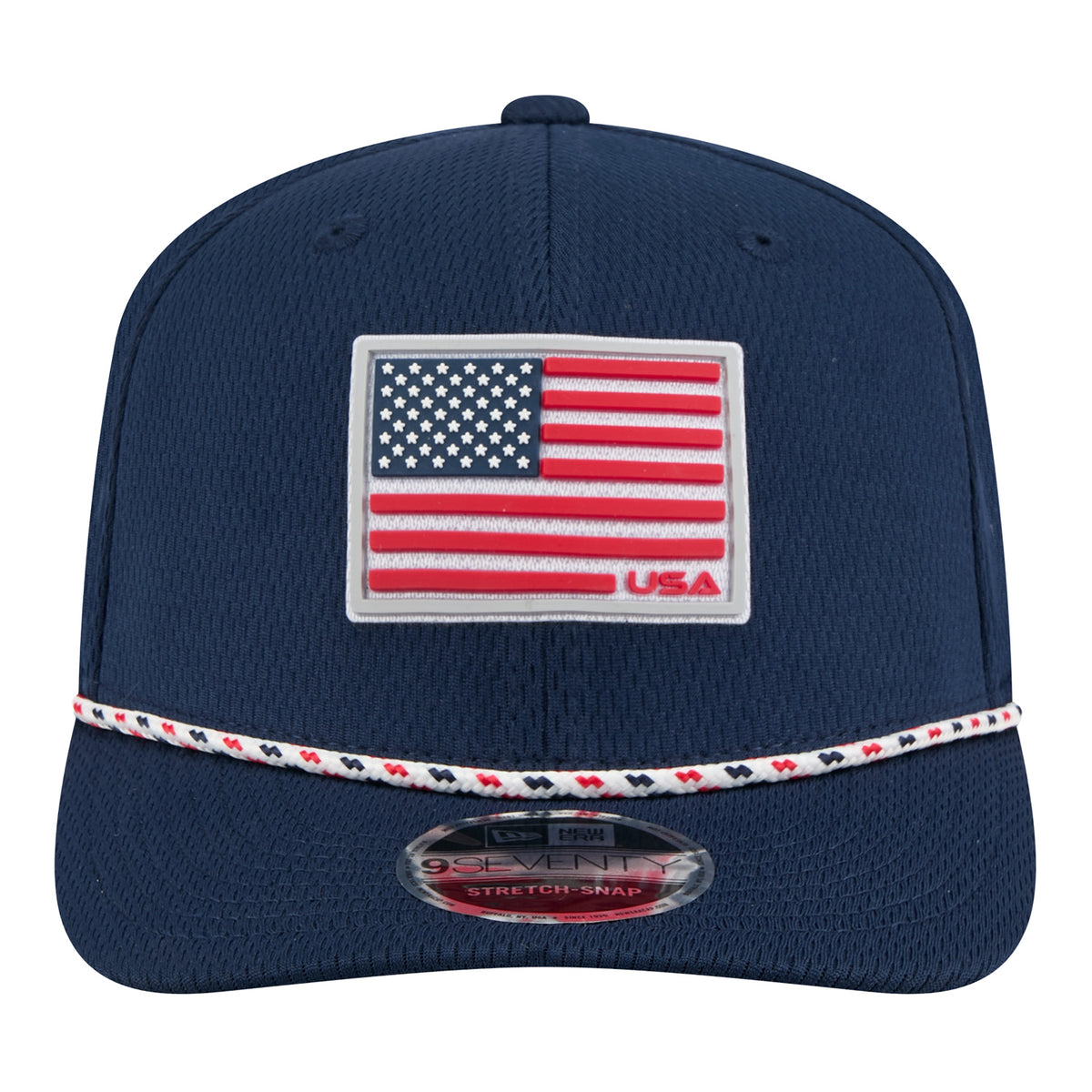 New Era 2025 Ryder Cup Team 9Seventy Stretch Snap in Navy - Front View