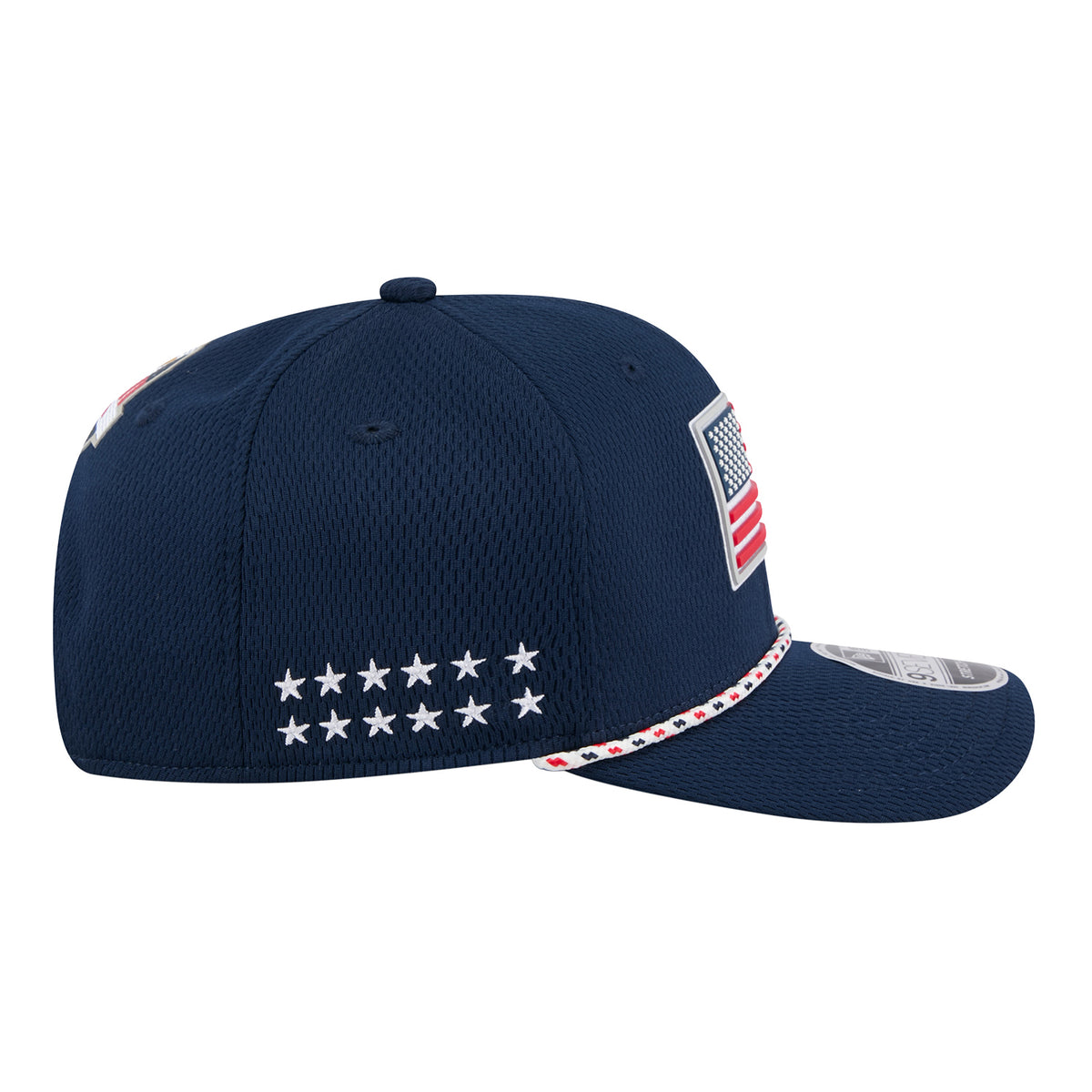 New Era 2025 Ryder Cup Team 9Seventy Stretch Snap in Navy - Right Side View