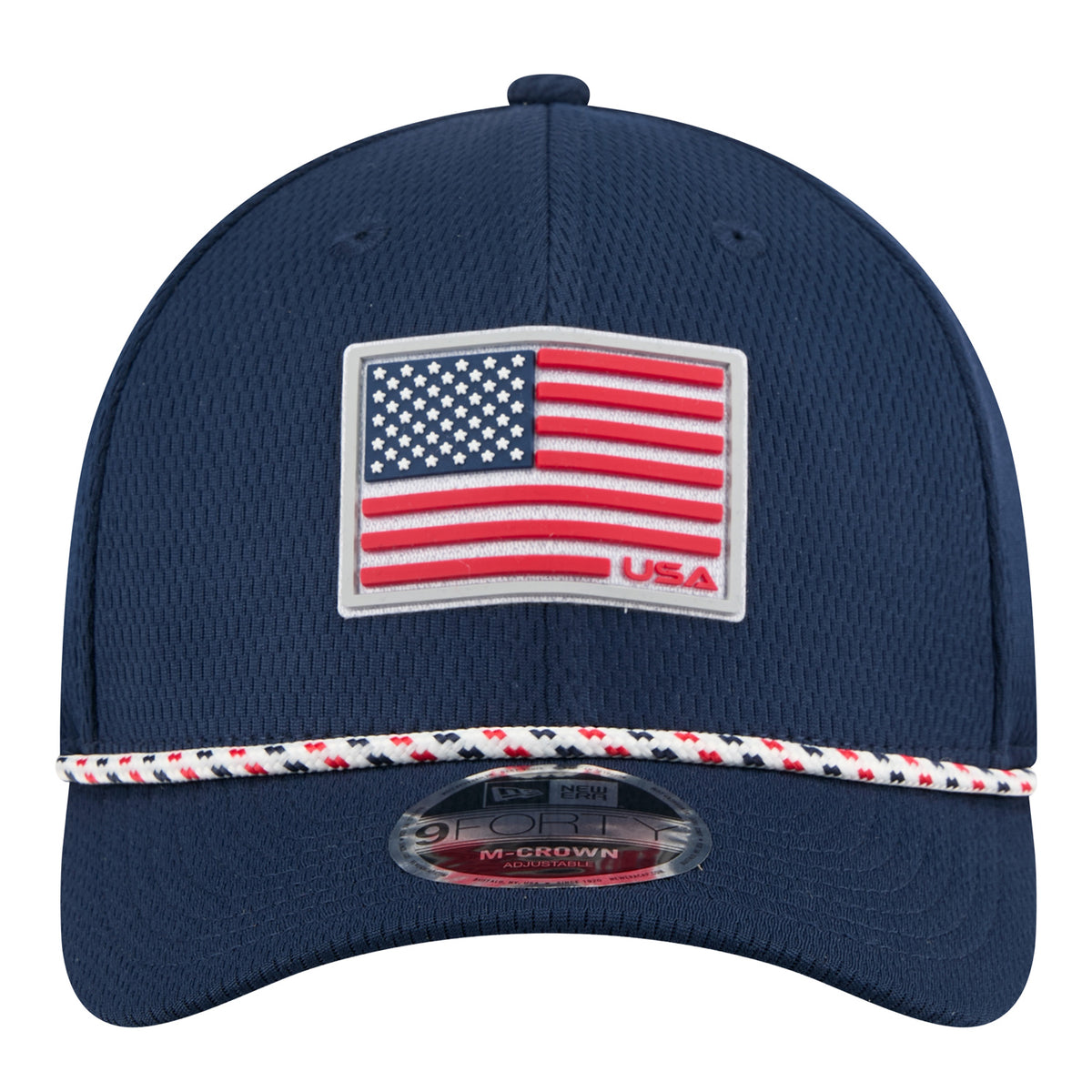 New Era 2025 Ryder Cup Team 9Forty Mid-Crown in Navy - Front View