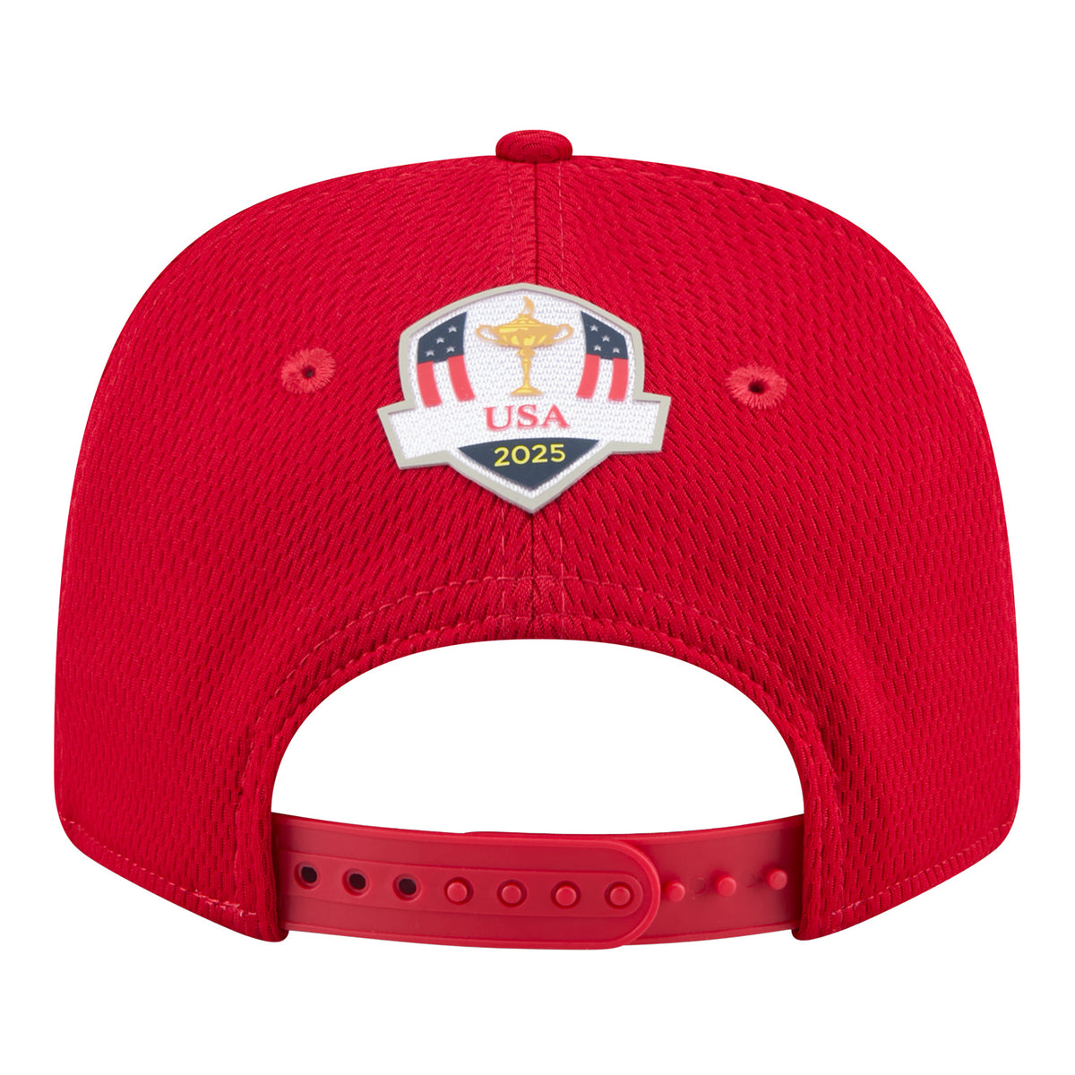 New Era 2025 Ryder Cup Team 9Seventy Stretch Snap in Red - Back View