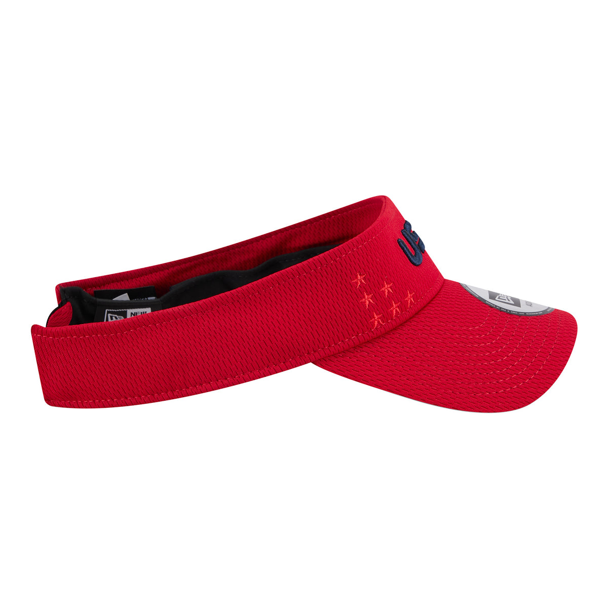 New Era 2025 Ryder Cup Team Visor in Red - Right Side View