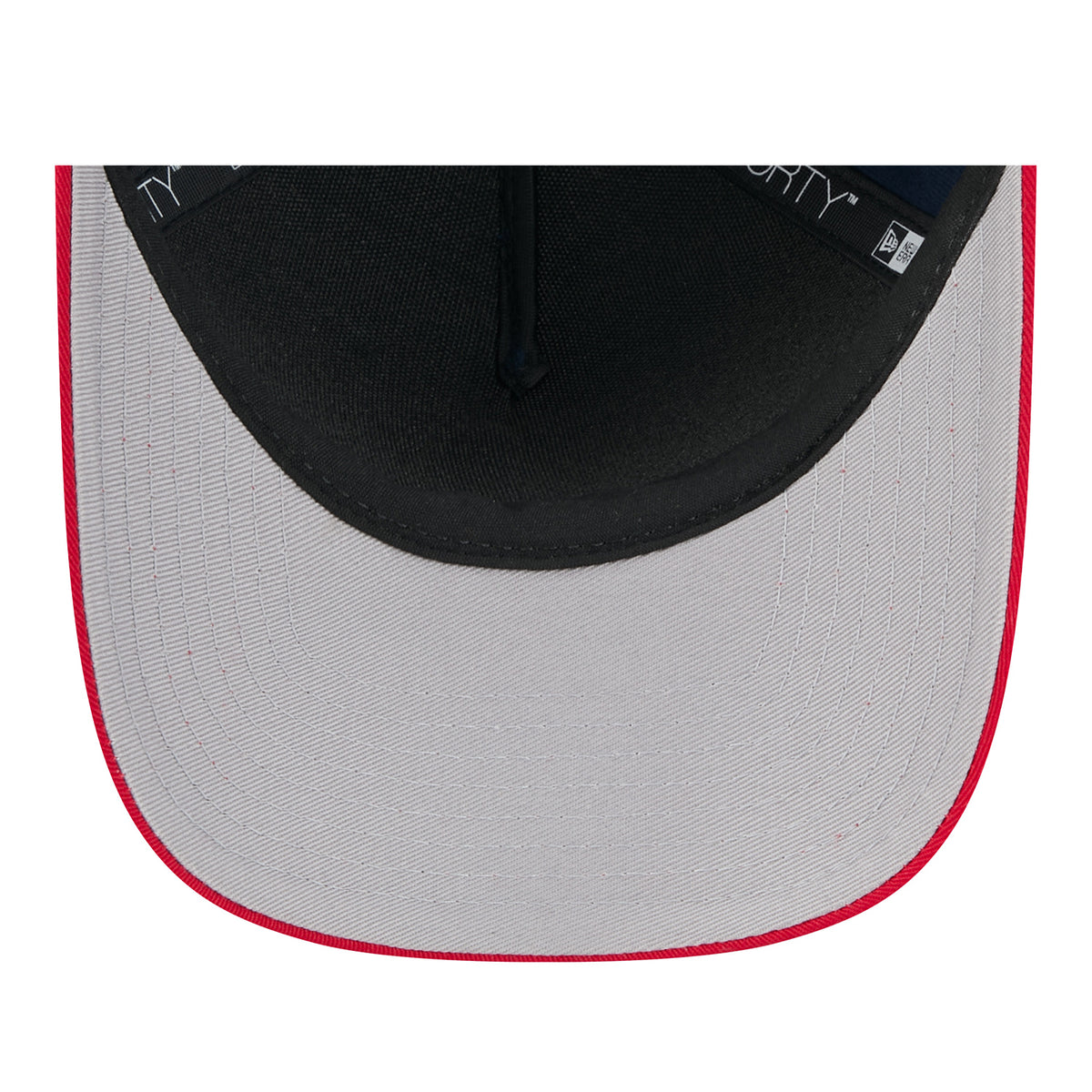 New Era 2025 Ryder Cup 9Forty Mid-Crown A-Frame Two Tone Rope Hat in Navy and Red - Undervisor View