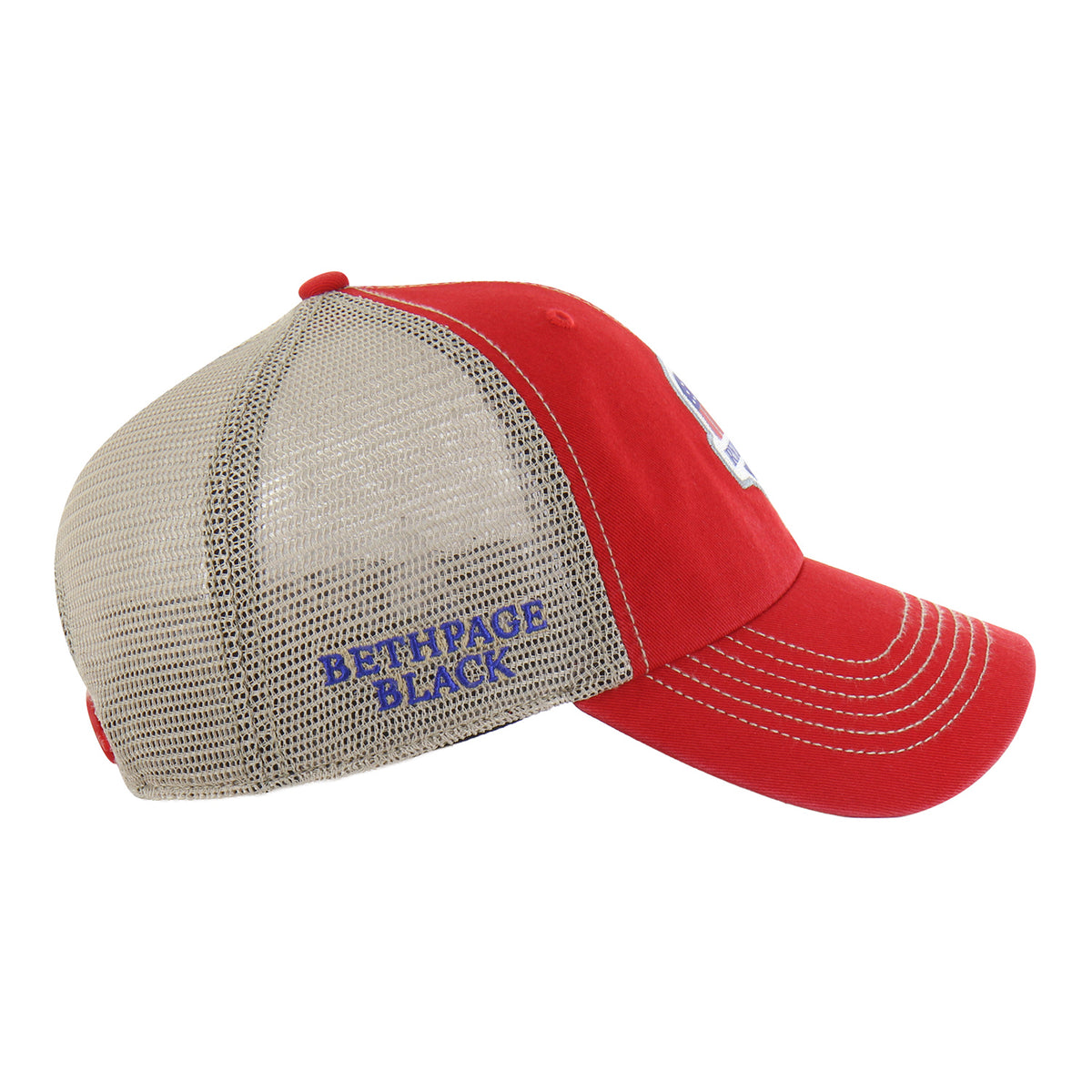 &#39;47 Brand 2025 Ryder Cup Trawler Clean Up Trucker Hat in Red - Right Side View