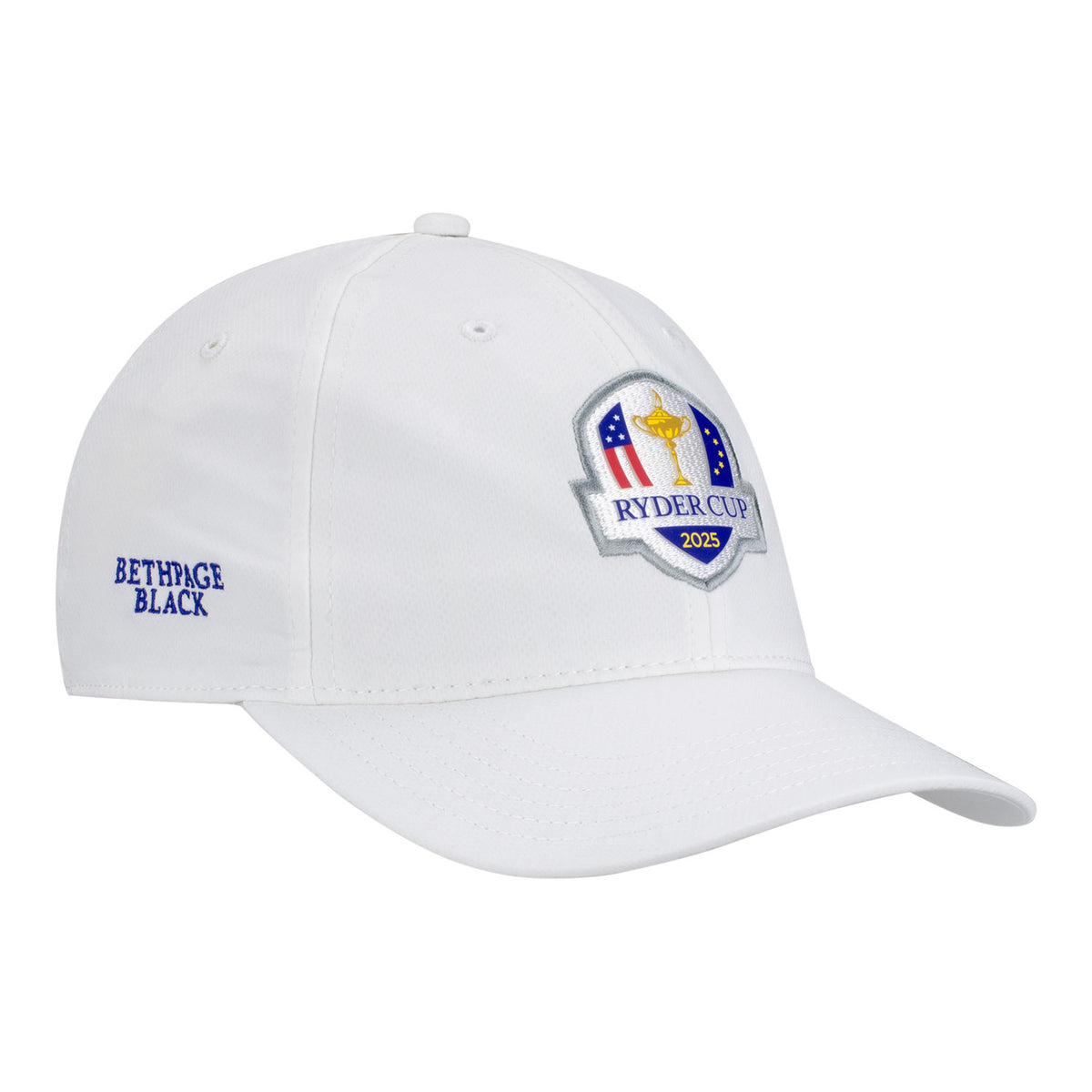 Ahead 2025 Ryder Cup Stratus Performance Hat in White - Angled Front Right View