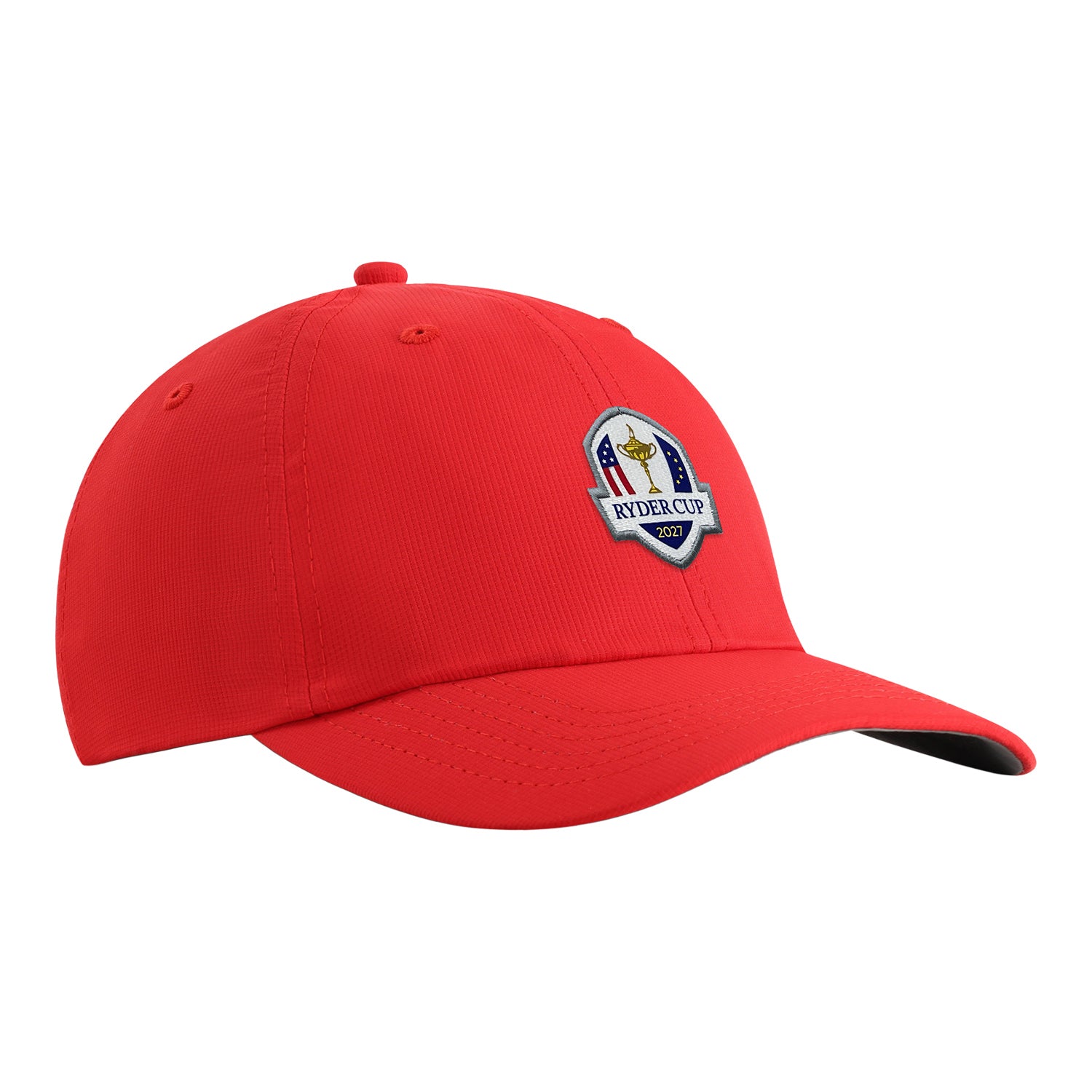 Imperial 2027 Ryder Cup Original Performance Hat in Red Pepper - Angled Front Right