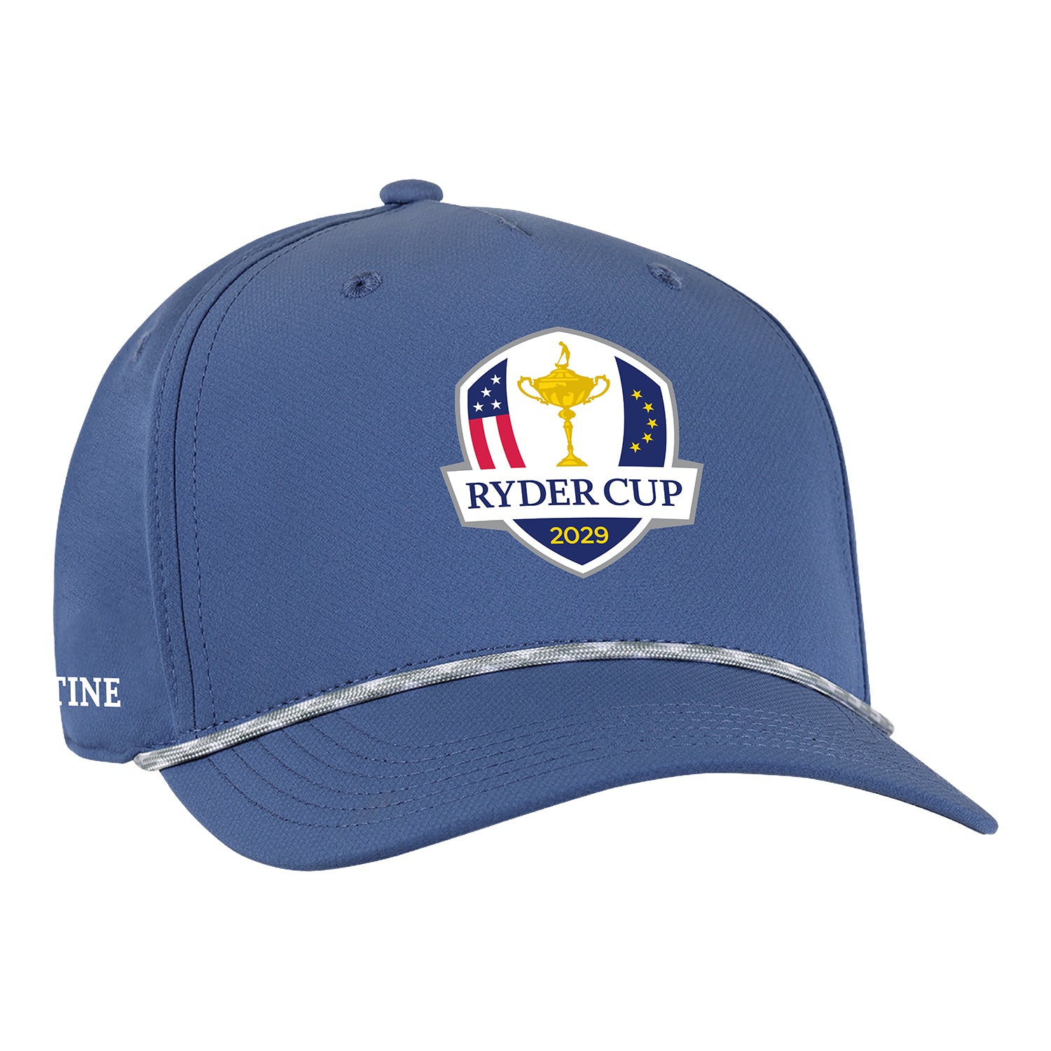 Ahead 2029 Ryder Cup Alto Rope Hat in Mineral Blue, Grey, and White - Front