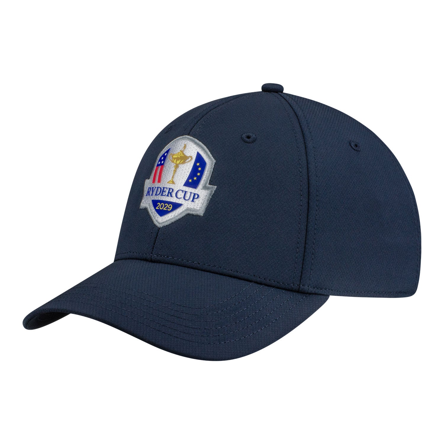 Ahead 2029 Ryder Cup Stratus Performance Hat in Navy - Front Right View