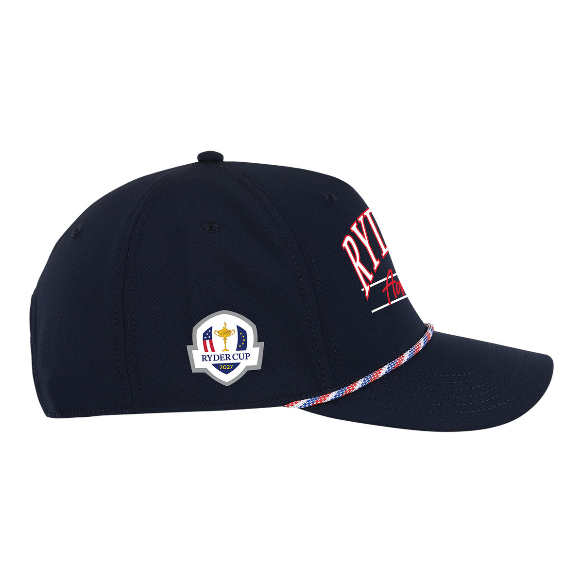 Ahead 2027 Ryder Cup Oversized Text Rope Hat In Navy - Right