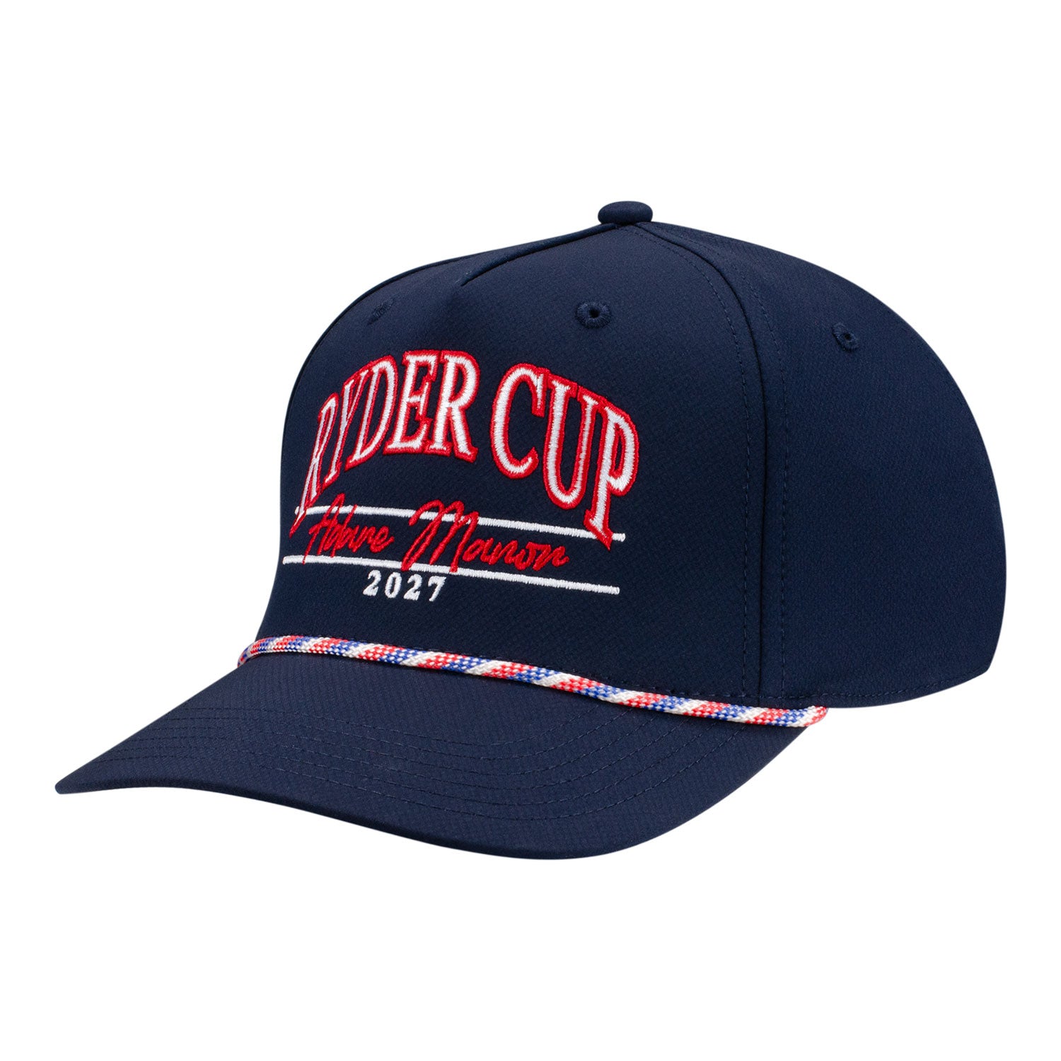 Ahead 2027 Ryder Cup Oversized Text Rope Hat In Navy - US Ryder Cup