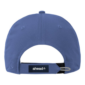Ahead 2027 Ryder Cup Dual Flag Performance Hat in Mineral Blue - Back