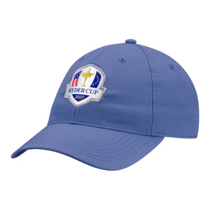Ahead 2027 Ryder Cup Dual Flag Performance Hat in Mineral Blue - Front Left