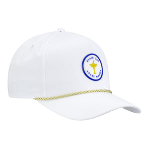 Imperial 2027 Ryder Cup Wrightson Rope Hat in White and Metallic Gold - Front Right