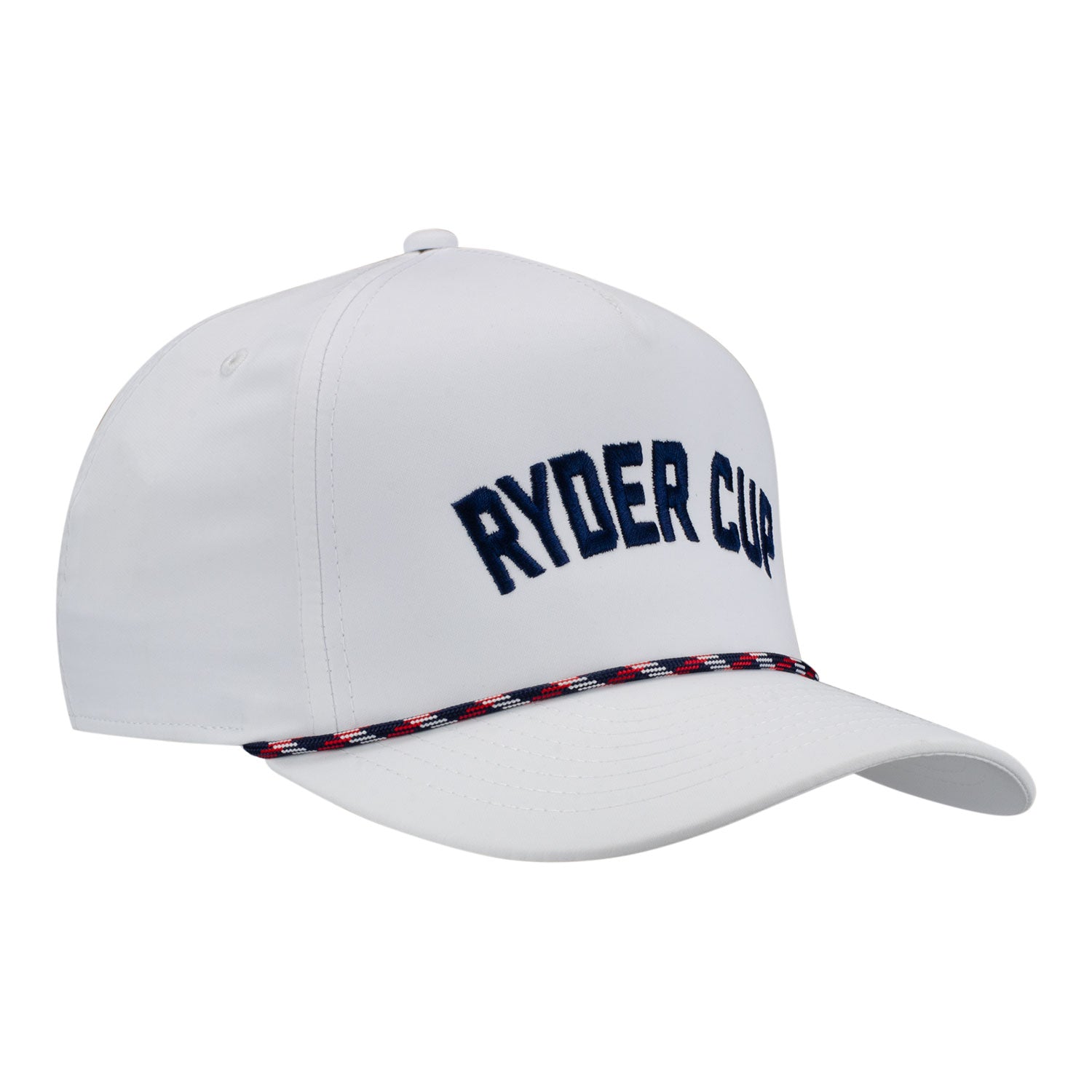 Imperial 2027 Ryder Cup Wrightson Rope Hat in White, Navy, and Red - Front Left