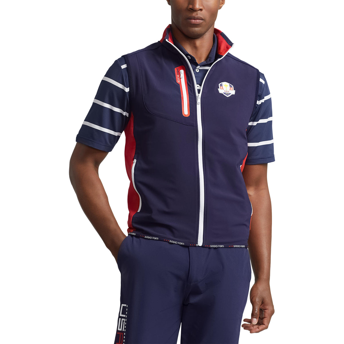 Ralph Lauren 2023 Ryder Cup Official Team Uniform Hybrid Zip Vest