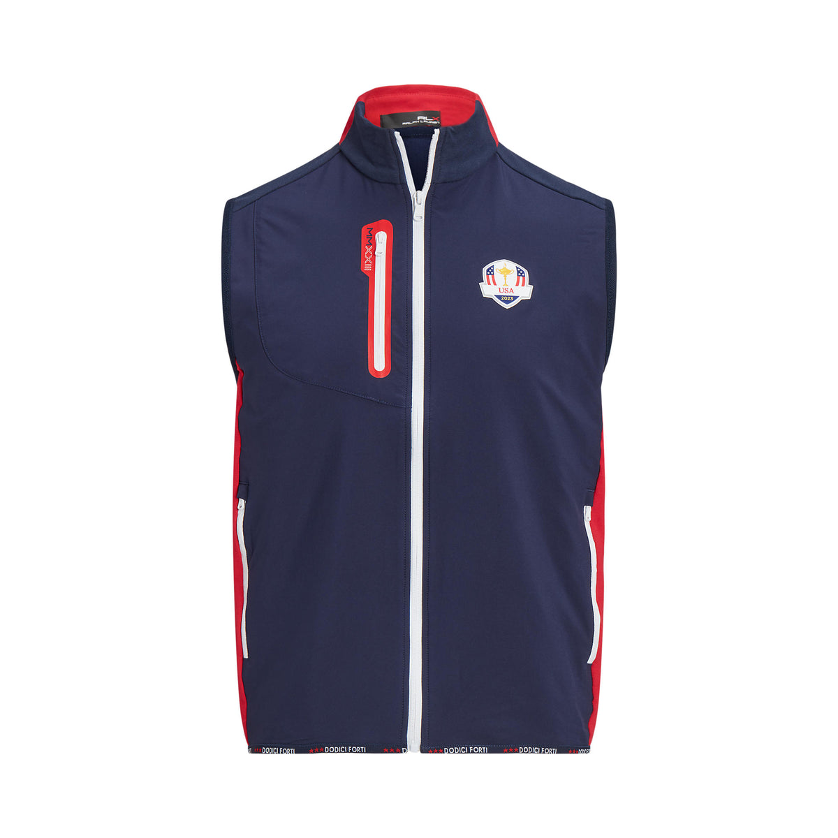 Ralph Lauren 2023 Ryder Cup Official Team Uniform Hybrid Zip Vest