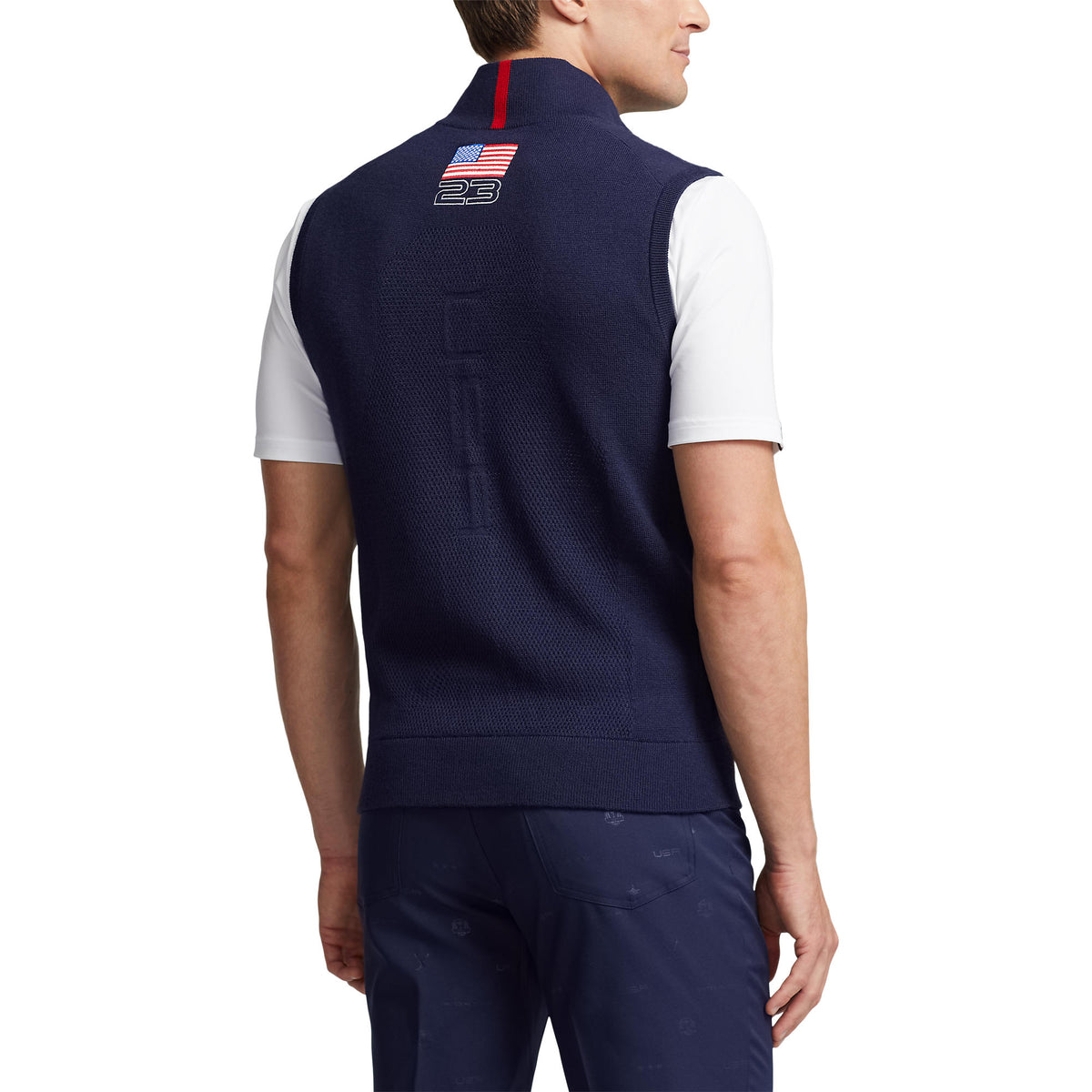 Ralph Lauren 2023 Ryder Cup Official Team Uniform Sweater Full Zip Vest