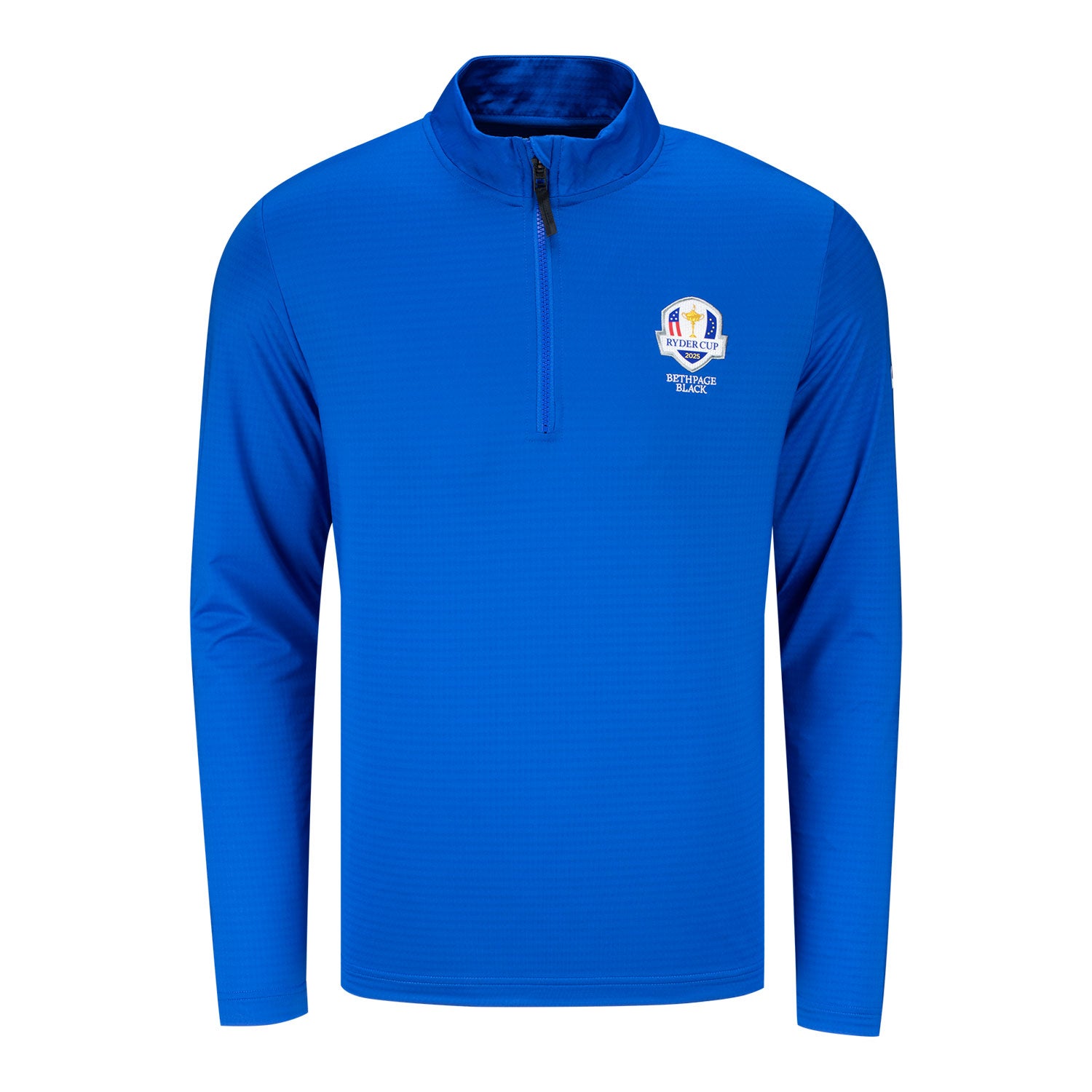 Nike 2025 Ryder Cup Victory Half Zip in Royal - Front View