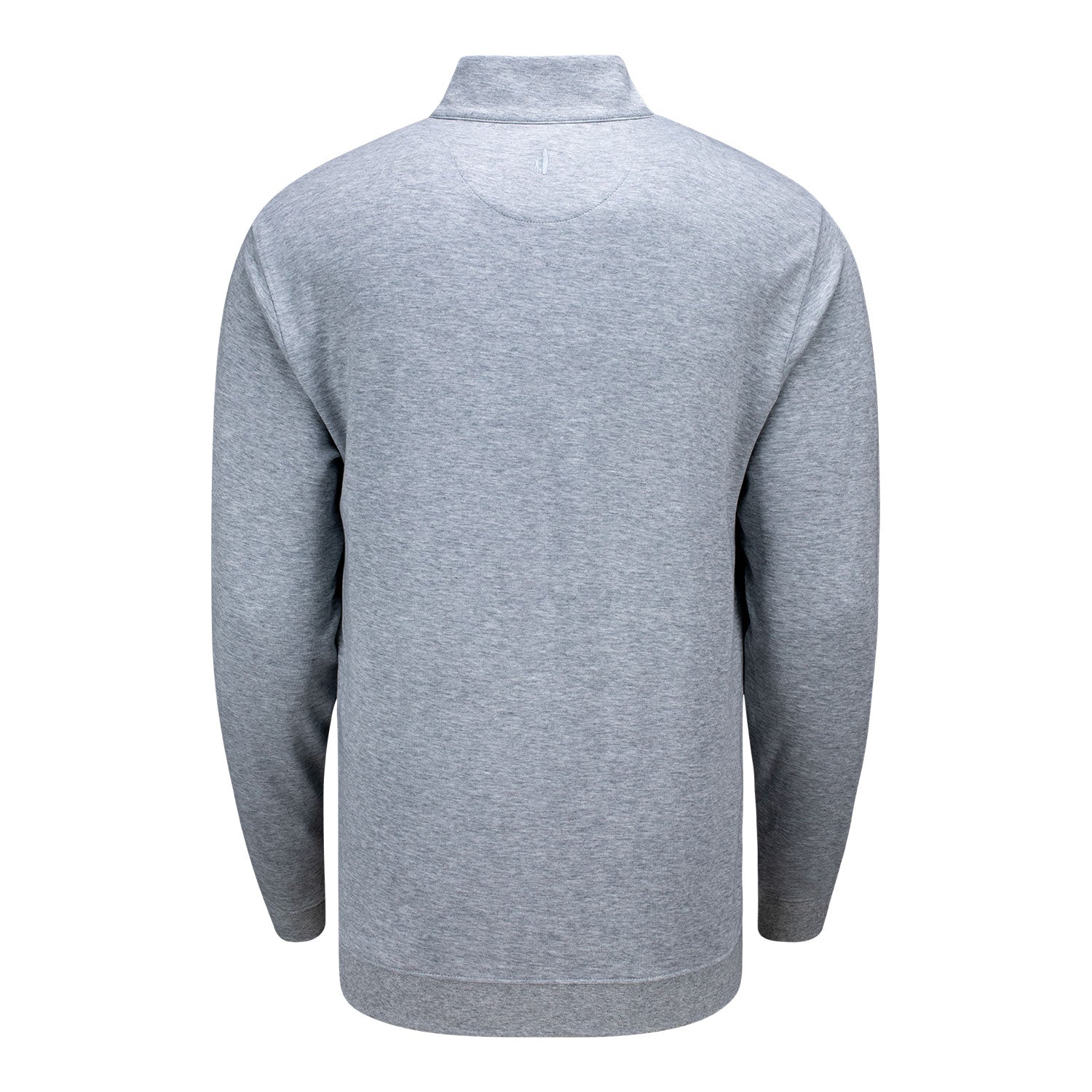 Johnnie-O 2025 Ryder Cup Cotton Quarter Zip in Heather Grey - Front View