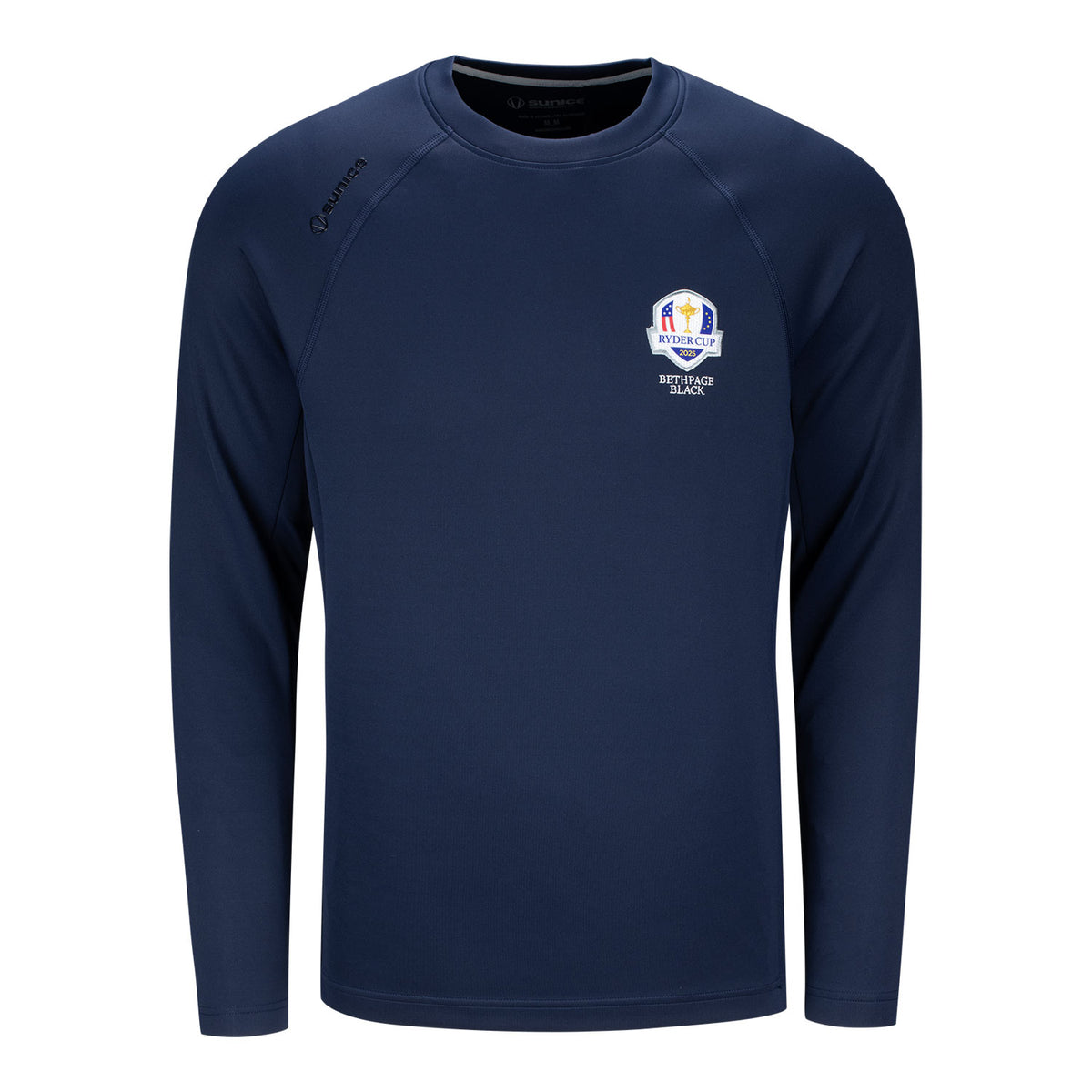 Sunice 2025 Ryder Cup Allendale 2.0 Water Repellant Crewneck Midnight - Front View