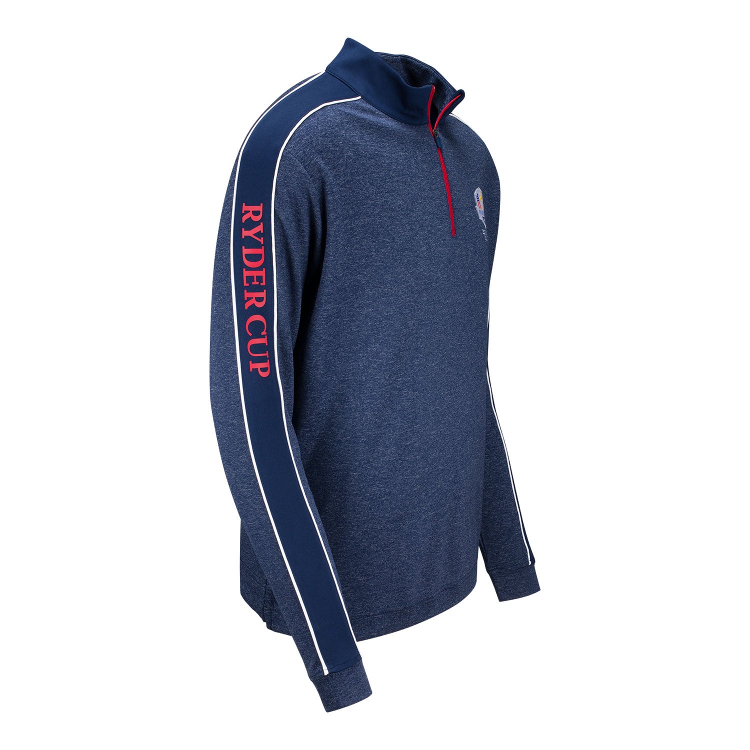 FootJoy 2025 Ryder Cup Quarter Zip Midlayer in Navy - Front View