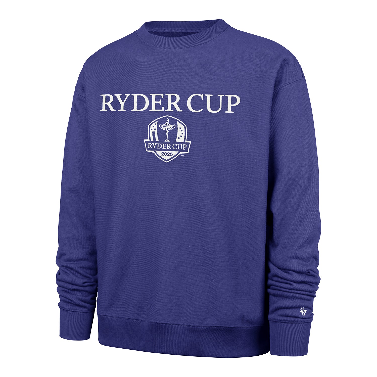 '47 Brand 2025 Ryder Cup Foundation Crewneck Sweatshirt in Deep Space - Front View