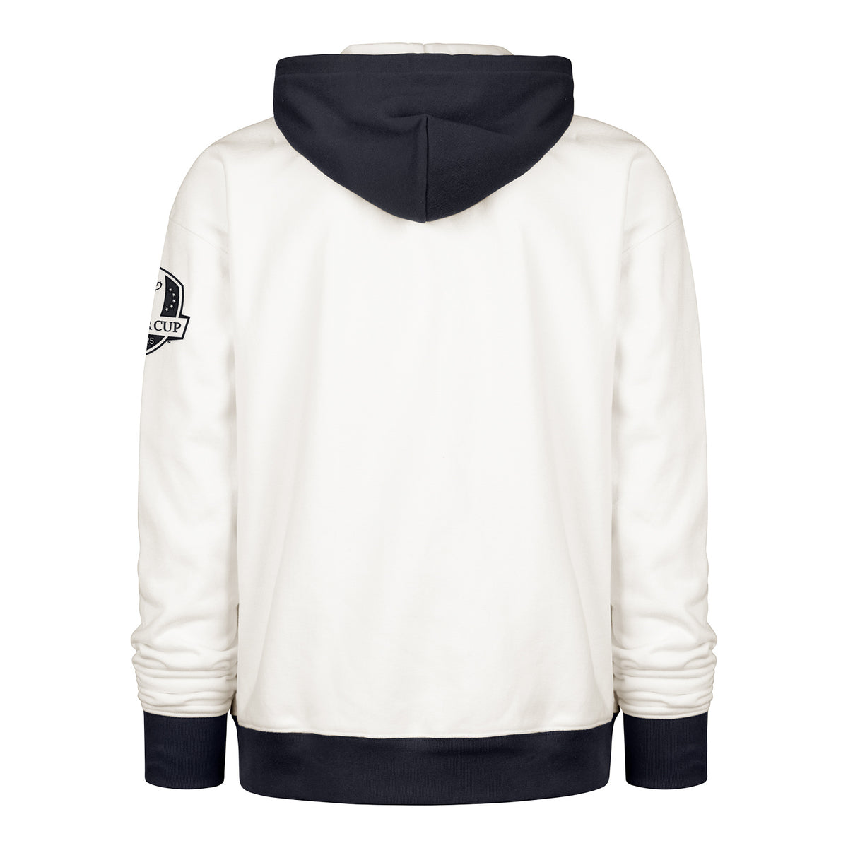 &#39;47 Brand 2025 Ryder Cup Skipper Original Hoodie in Sandstone - Back View
