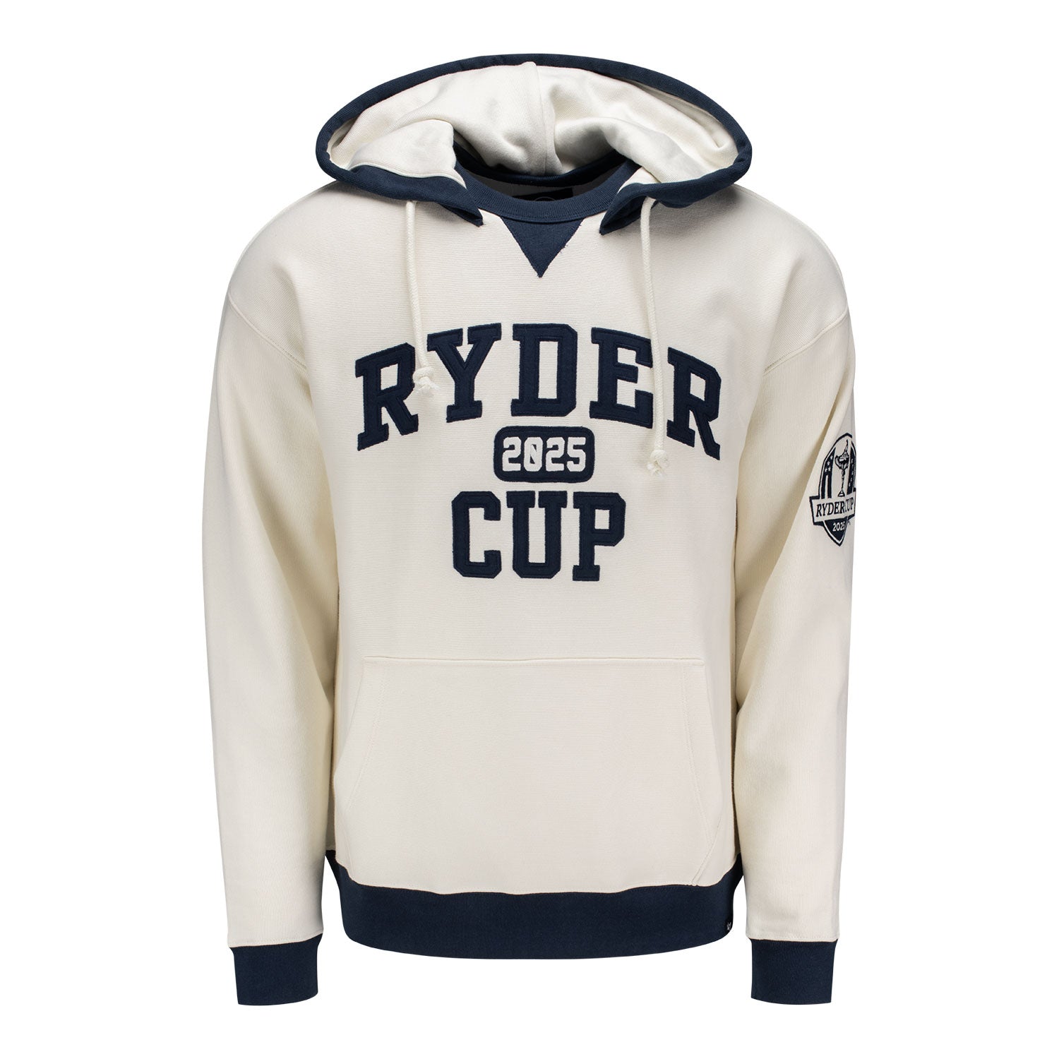 '47 Brand 2025 Ryder Cup Skipper Original Hoodie in Sandstone - front View