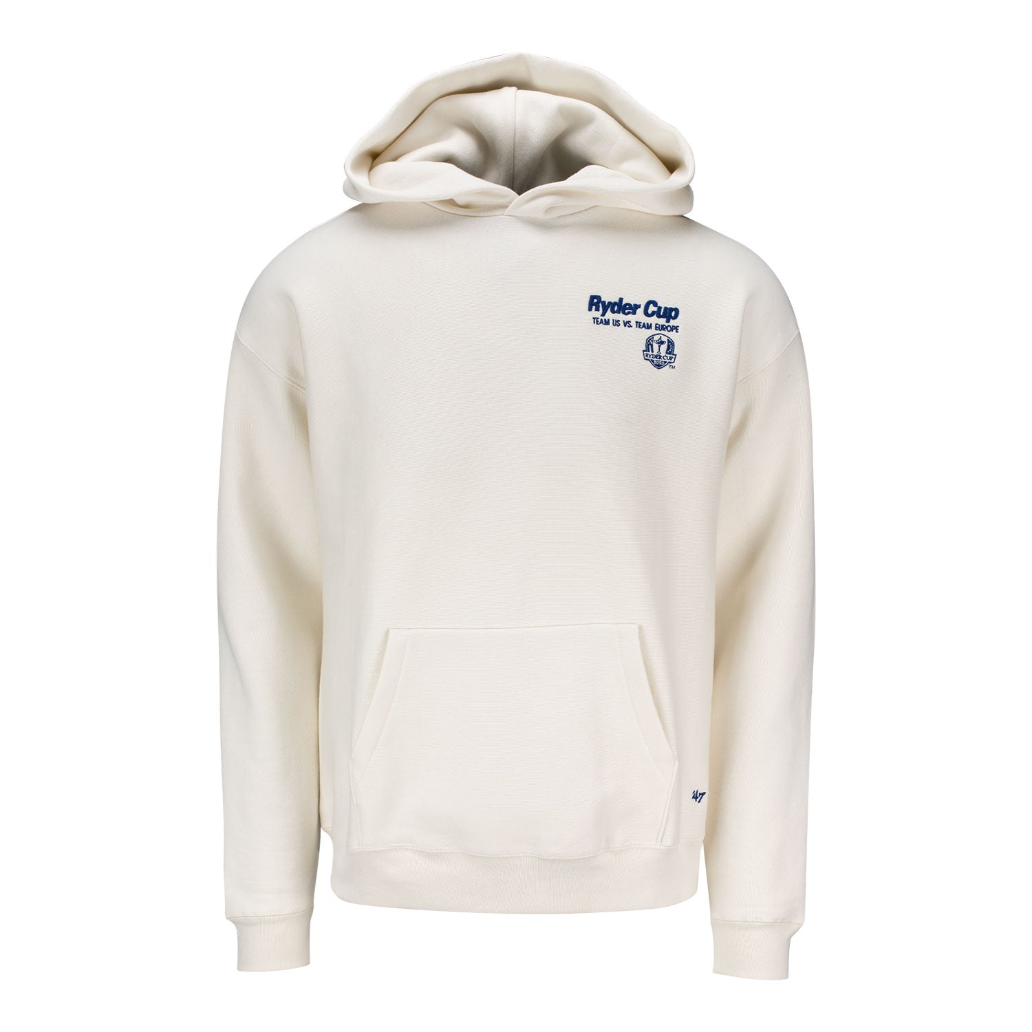 '47 Brand 2025 Ryder Cup Triple Double Foundation Hoodie in Sandstone - Back View