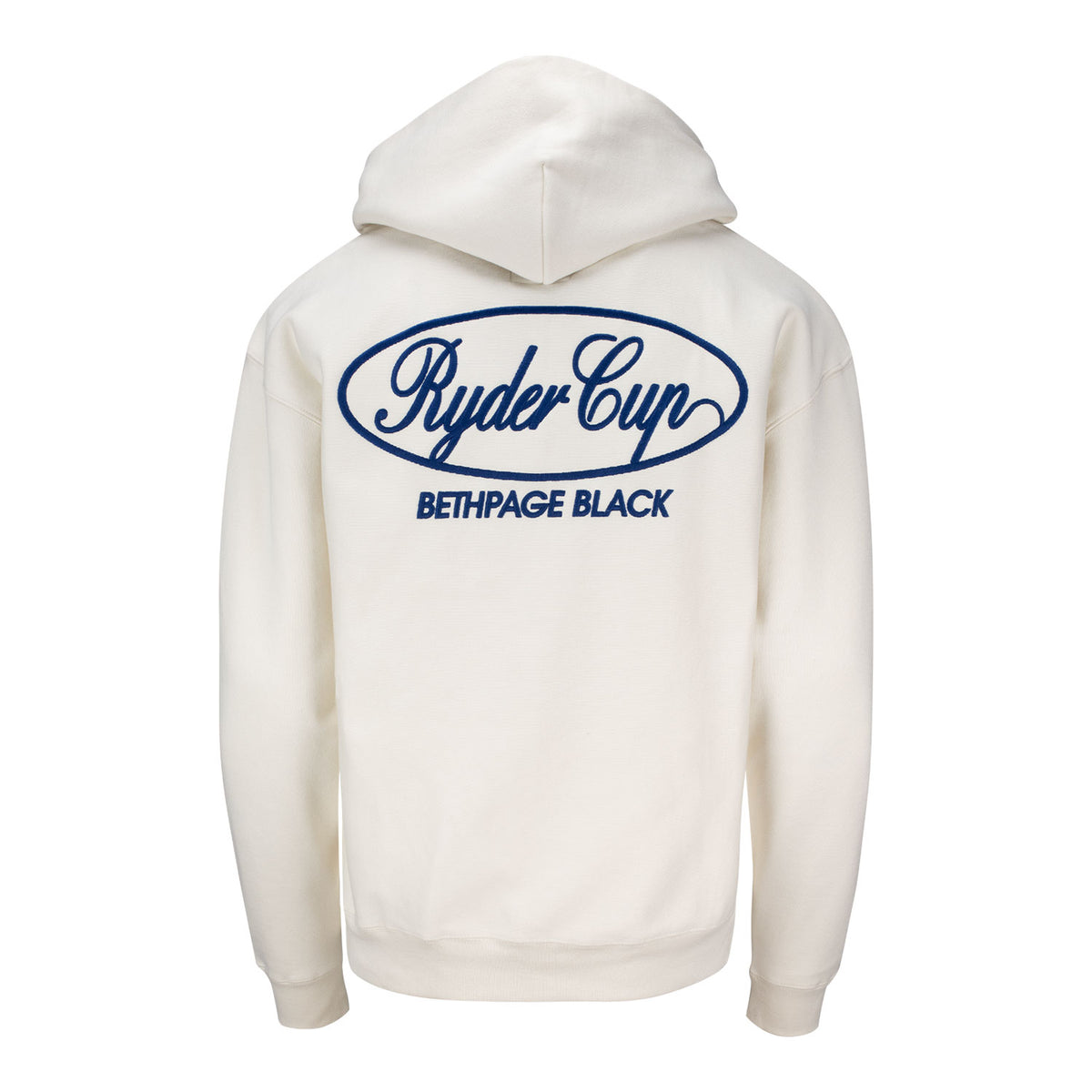 &#39;47 Brand 2025 Ryder Cup Triple Double Foundation Hoodie in Sandstone - Back View