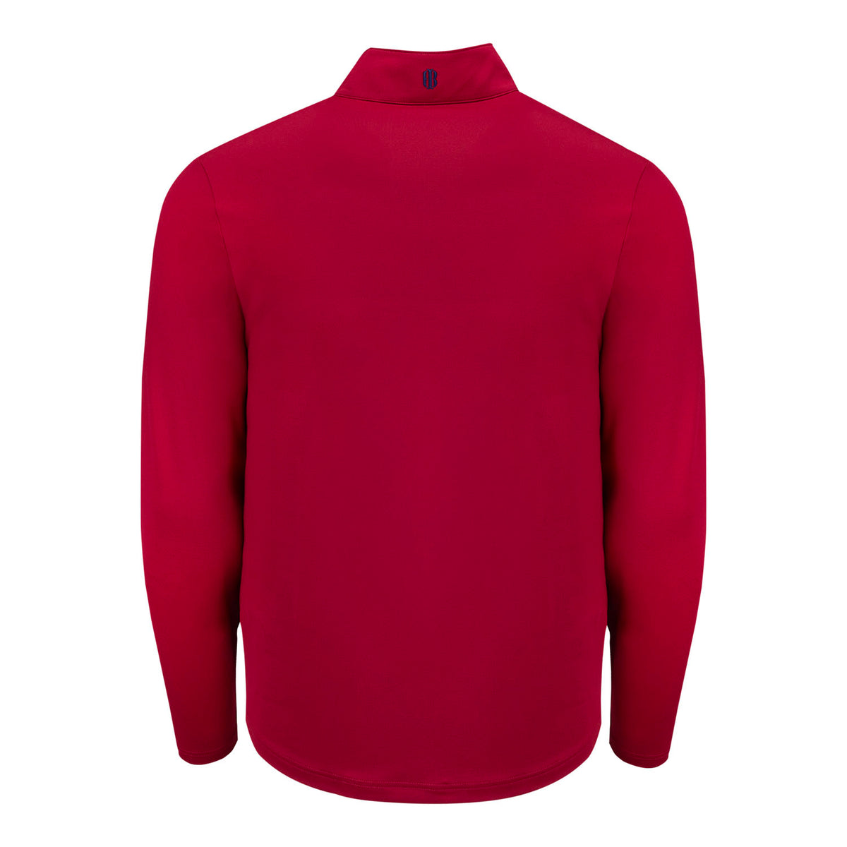 Holderness &amp; Bourne 2025 Ryder Cup Bell Quarter Zip in Heathered Liberty Red - Back View
