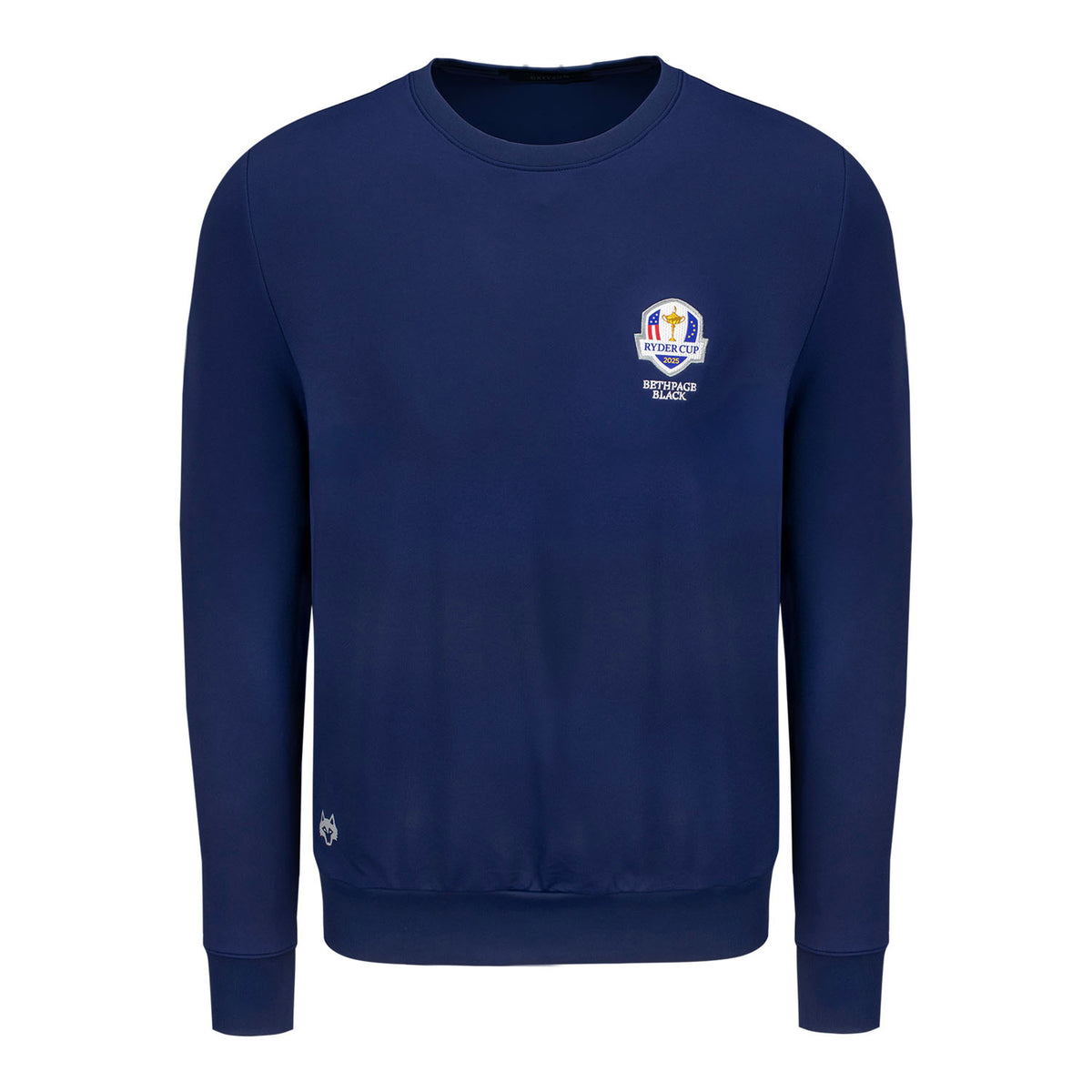 Greyson 2025 Ryder Cup Siasconset Crewneck in Maltese - Front View