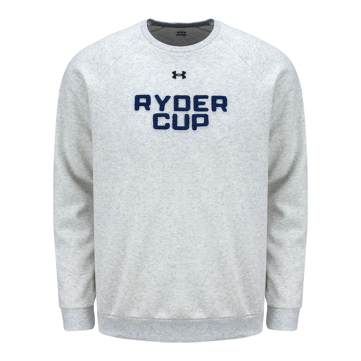 Under Armour 2025 Ryder Cup All Day Versa Twill Crew in Silver Heather - Front View