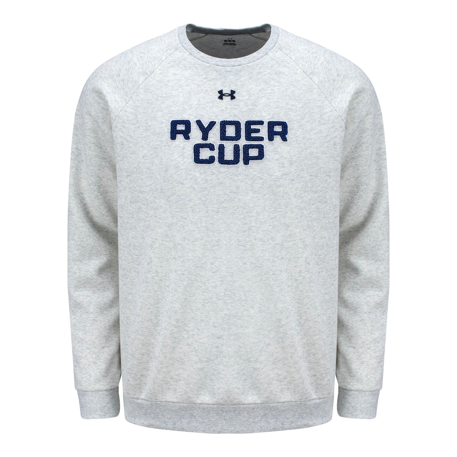 Under Armour 2025 Ryder Cup All Day Versa Twill Crew in Silver Heather - Front View
