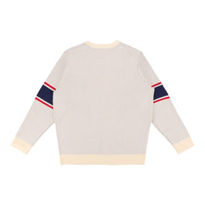 Barstool 2025 Ryder Cup Script Text Sweater in Ivory - Back View