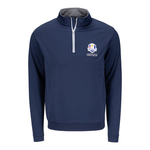 Peter Millar 2027 Ryder Cup Perth Quarter Zip in Navy - Front View