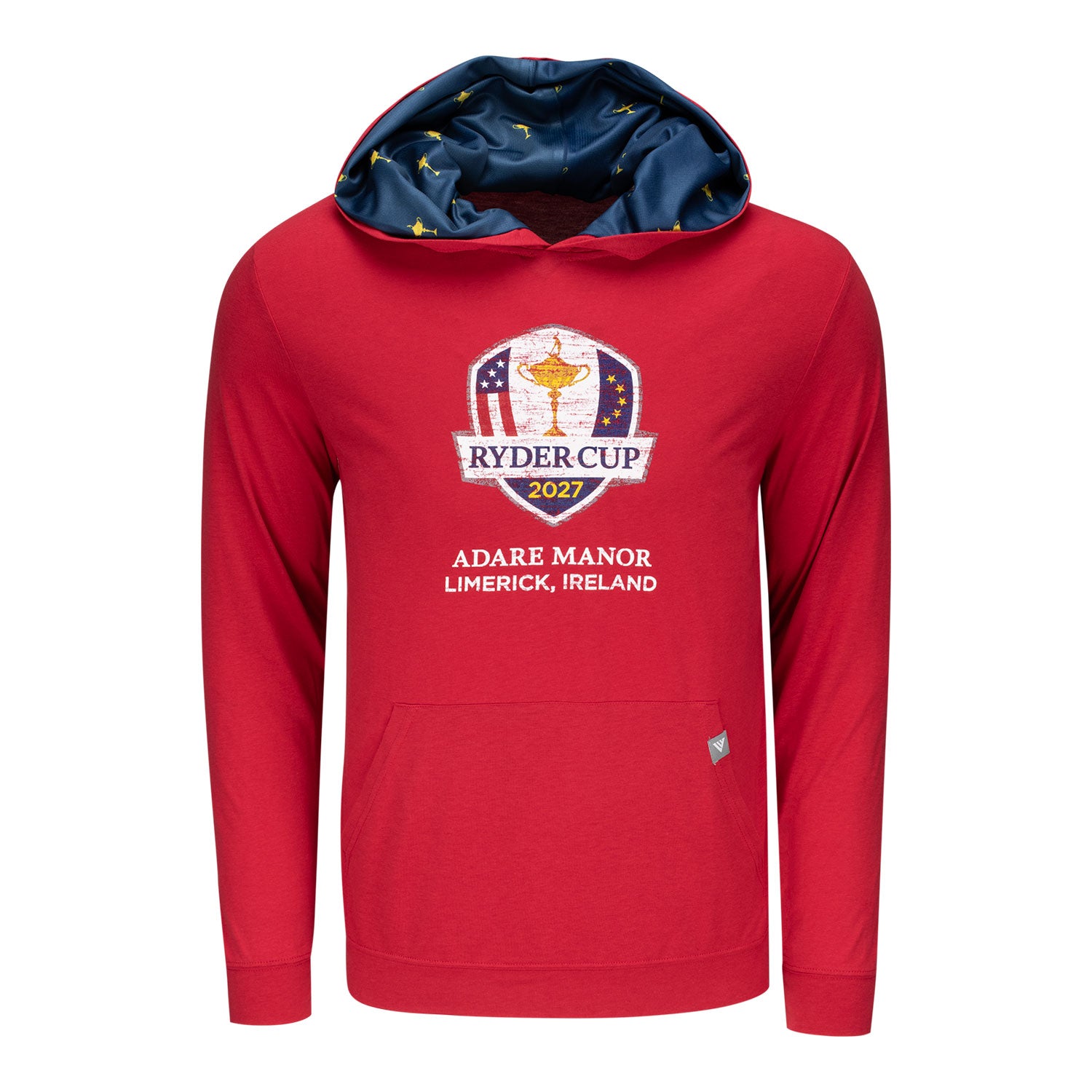 Levelwear 2027 Ryder Cup Relay Hoodie in Red - Front