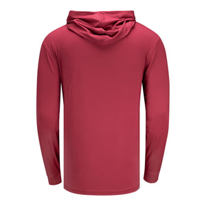 Johnnie-O 2027 Ryder Cup Talon Featherweight Performance Hoodie in Racing Red - Back