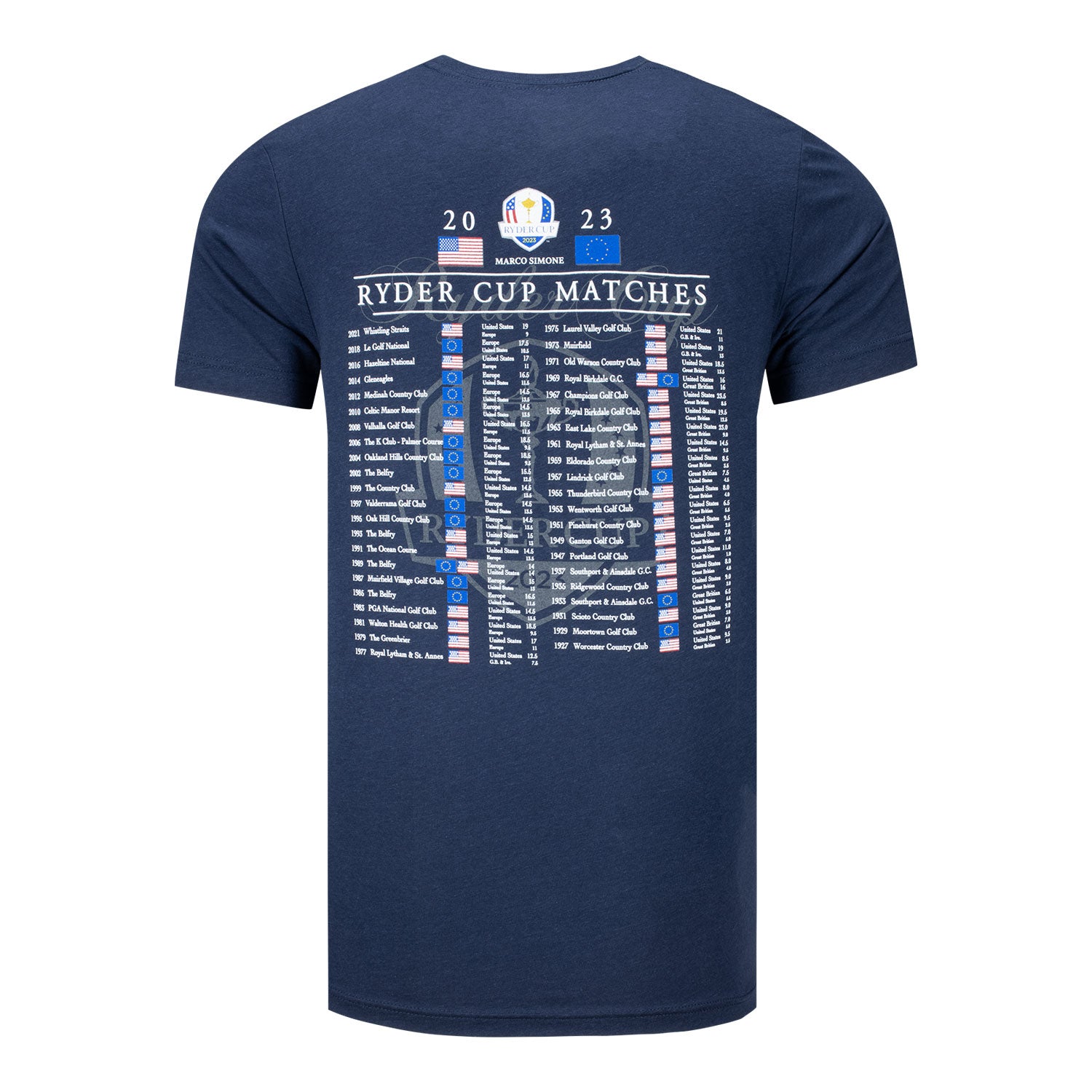 Ahead 2023 Ryder Cup Instant Classic T-Shirt in Lagoon - Front View