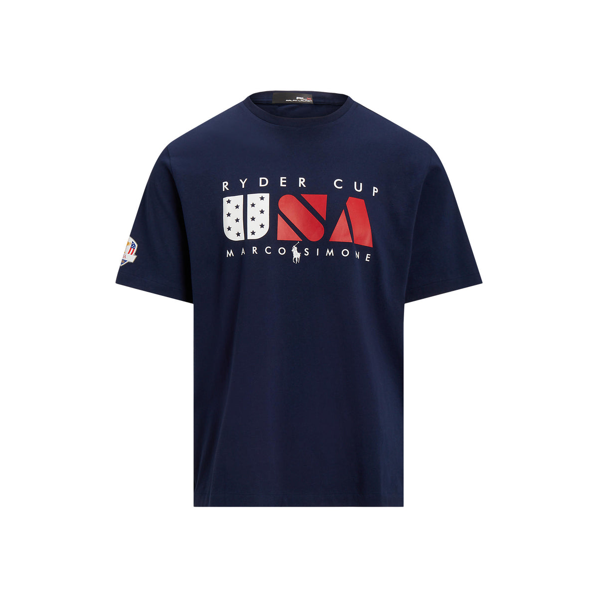 Ralph Lauren 2023 Ryder Cup Official Team Uniform T-Shirt in Navy