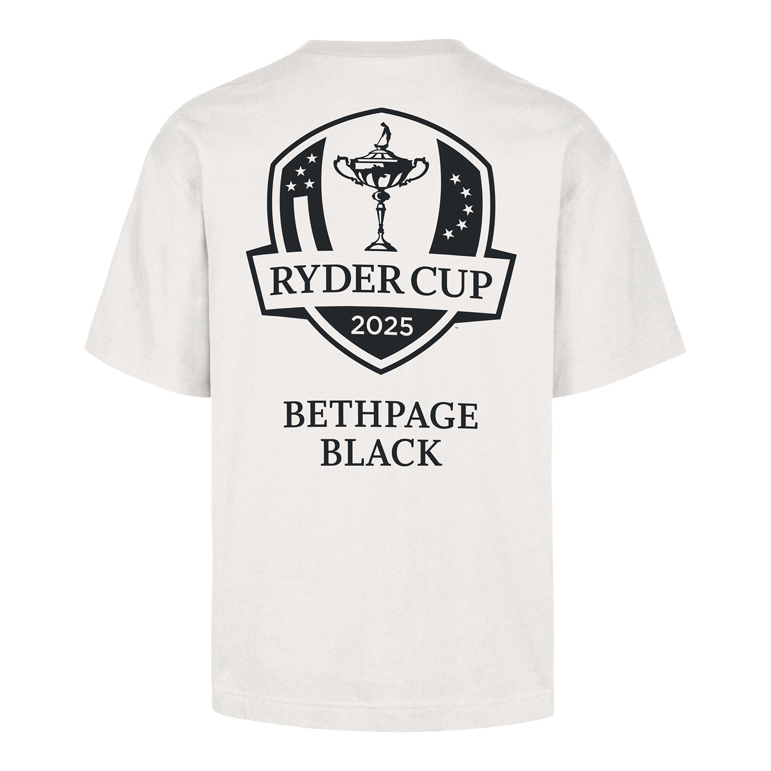'47 Brand 2025 Ryder Cup Postered Foundation T-Shirt in Sandstone - Back View