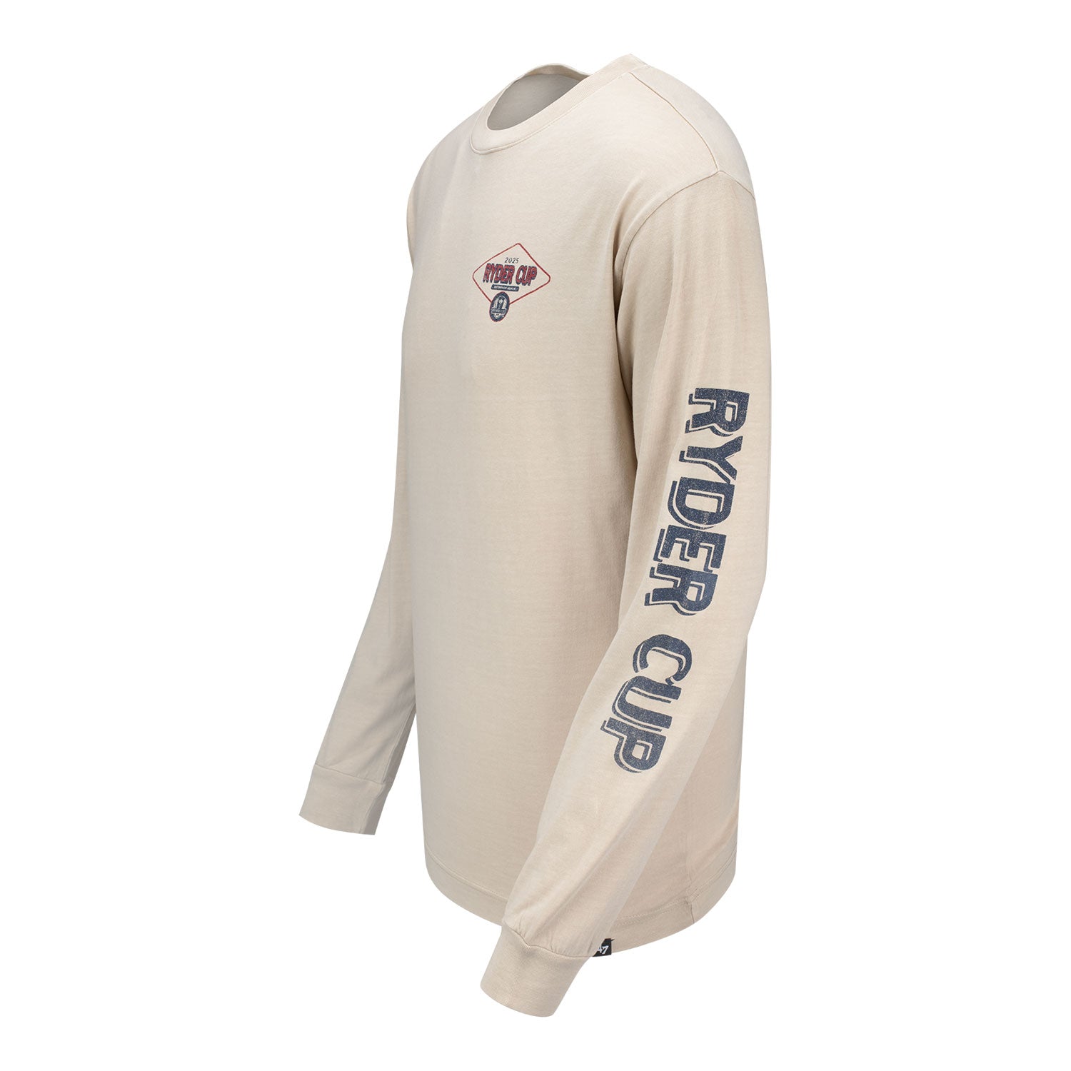 '47 Brand 2025 Ryder Cup Ravine Foundation Long Sleeve T-Shirt in Mojave Tan - Front View