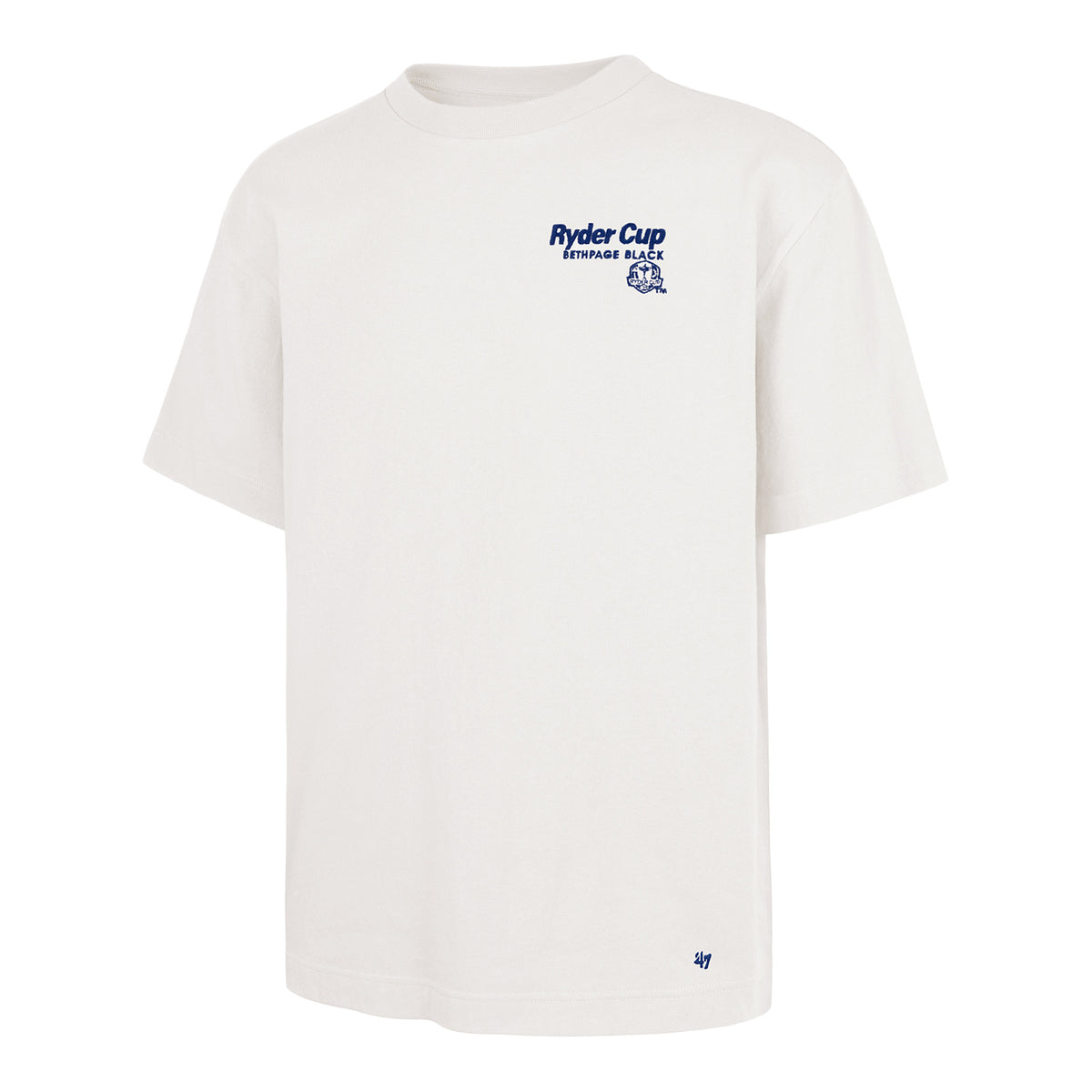 &#39;47 Brand 2025 Ryder Cup Lateral Foundation T-Shirt in Sandstone - Back View