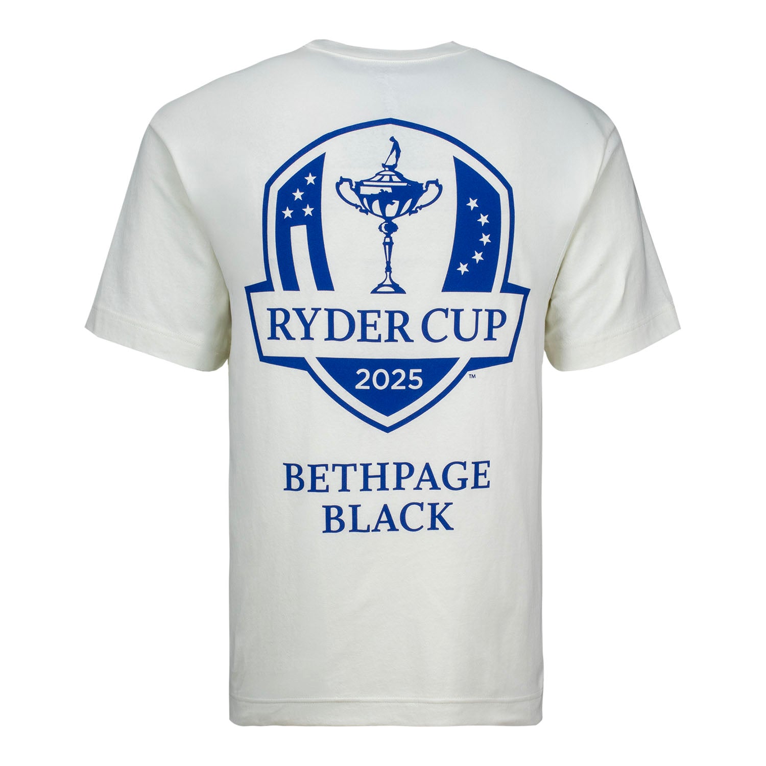 '47 Brand 2025 Ryder Cup Lateral Foundation T-Shirt in Sandstone - Back View