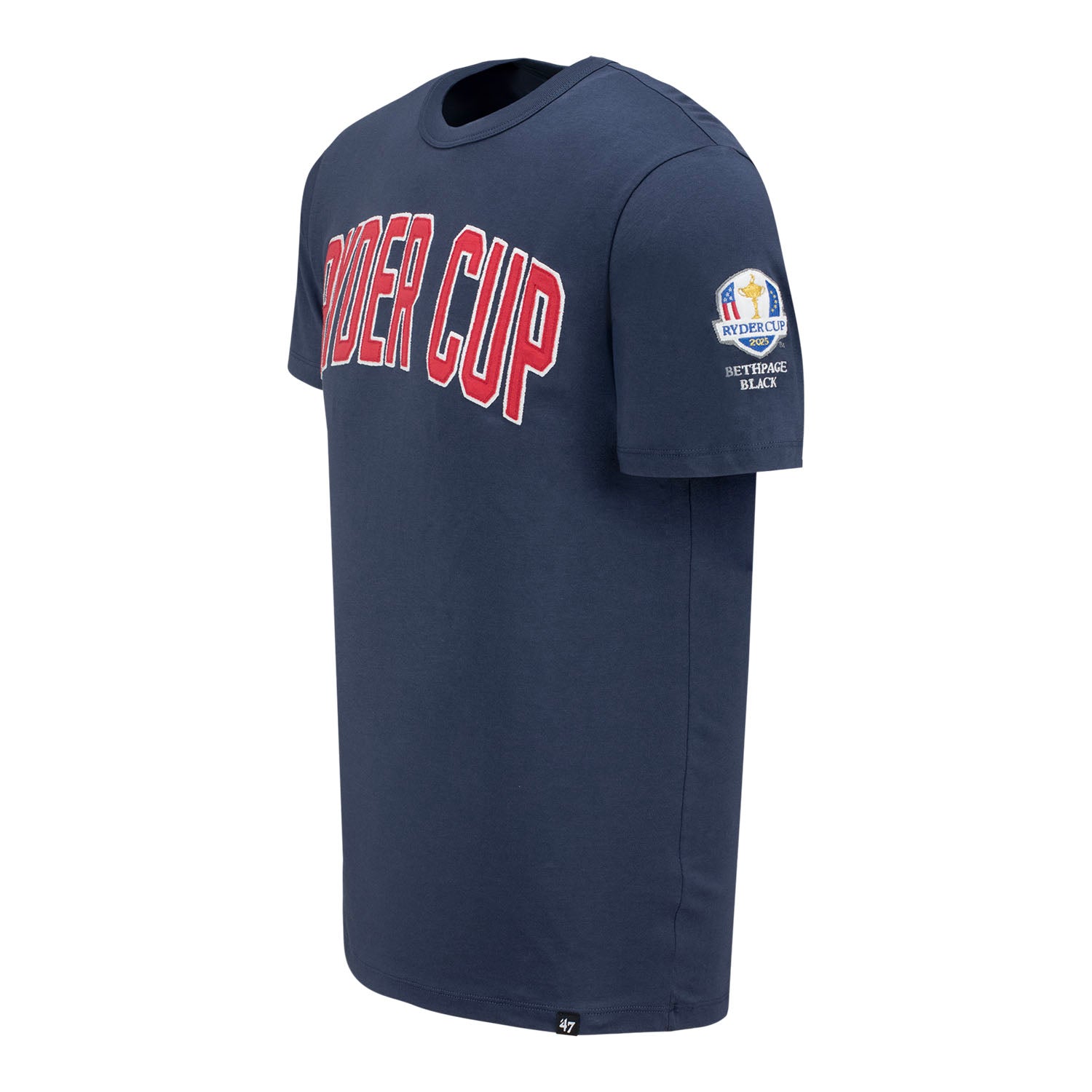 '47 Brand 2025 Ryder Cup Namesake Fieldhouse T-Shirt in Navy - Front View