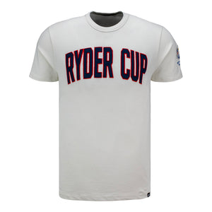 '47 Brand 2025 Ryder Cup Namesake Fieldhouse T-Shirt in Sandstone - Front View