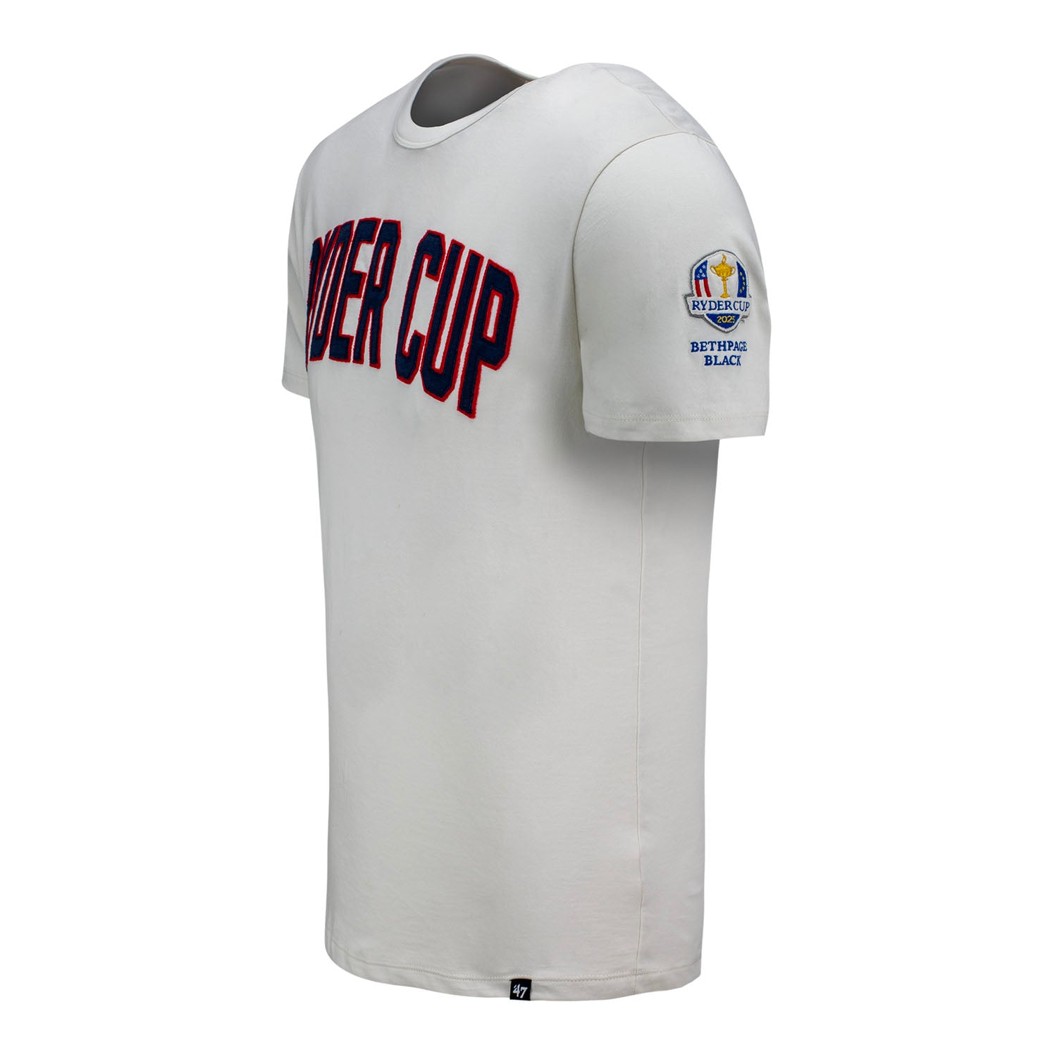 '47 Brand 2025 Ryder Cup Namesake Fieldhouse T-Shirt in Sandstone - Front View