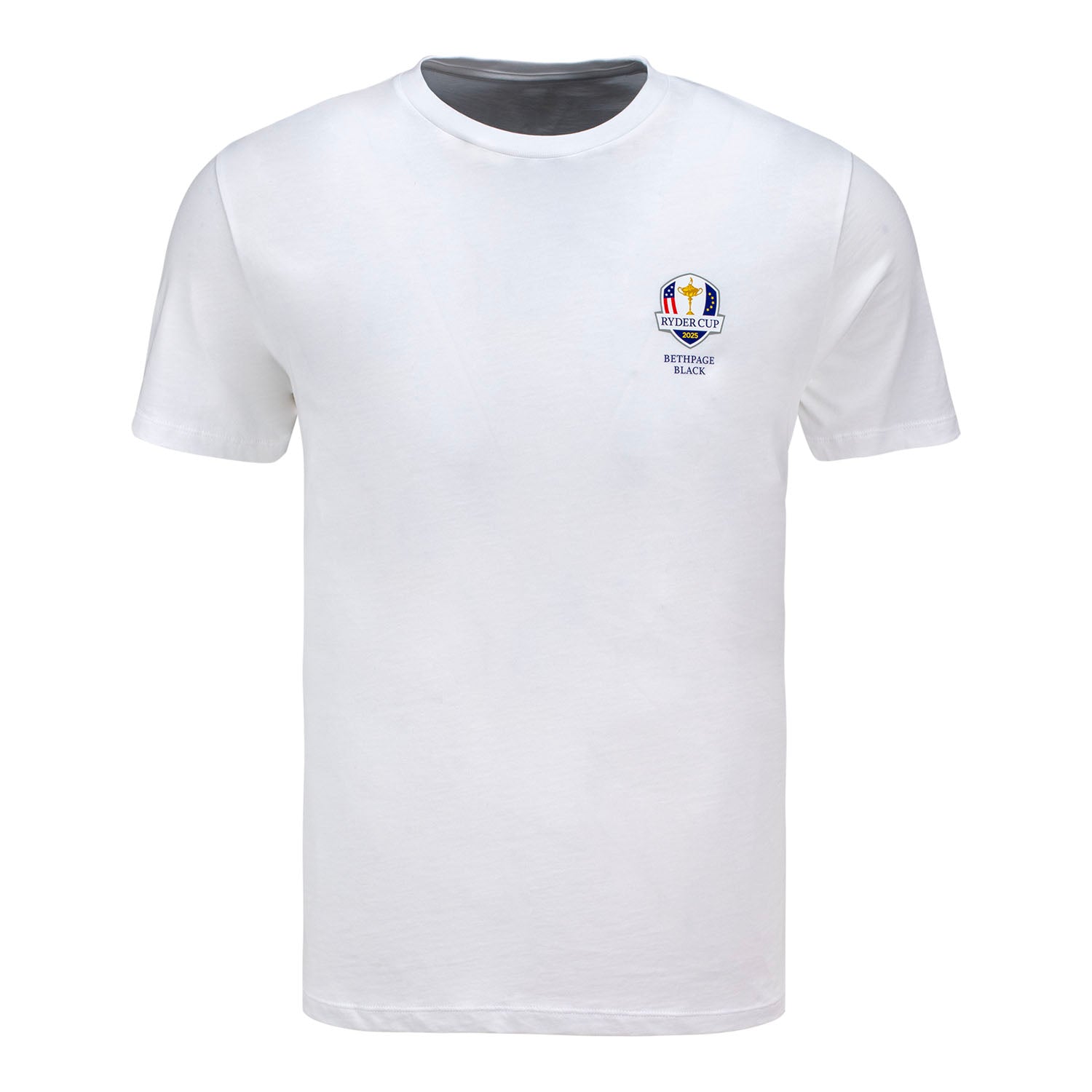 GFORE 2025 Ryder Cup City Skyline Cotton Jersey T-Shirt in Snow - Back View