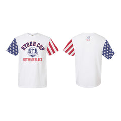 Barstool 2025 Ryder Cup American Flag T-Shirt in White - US