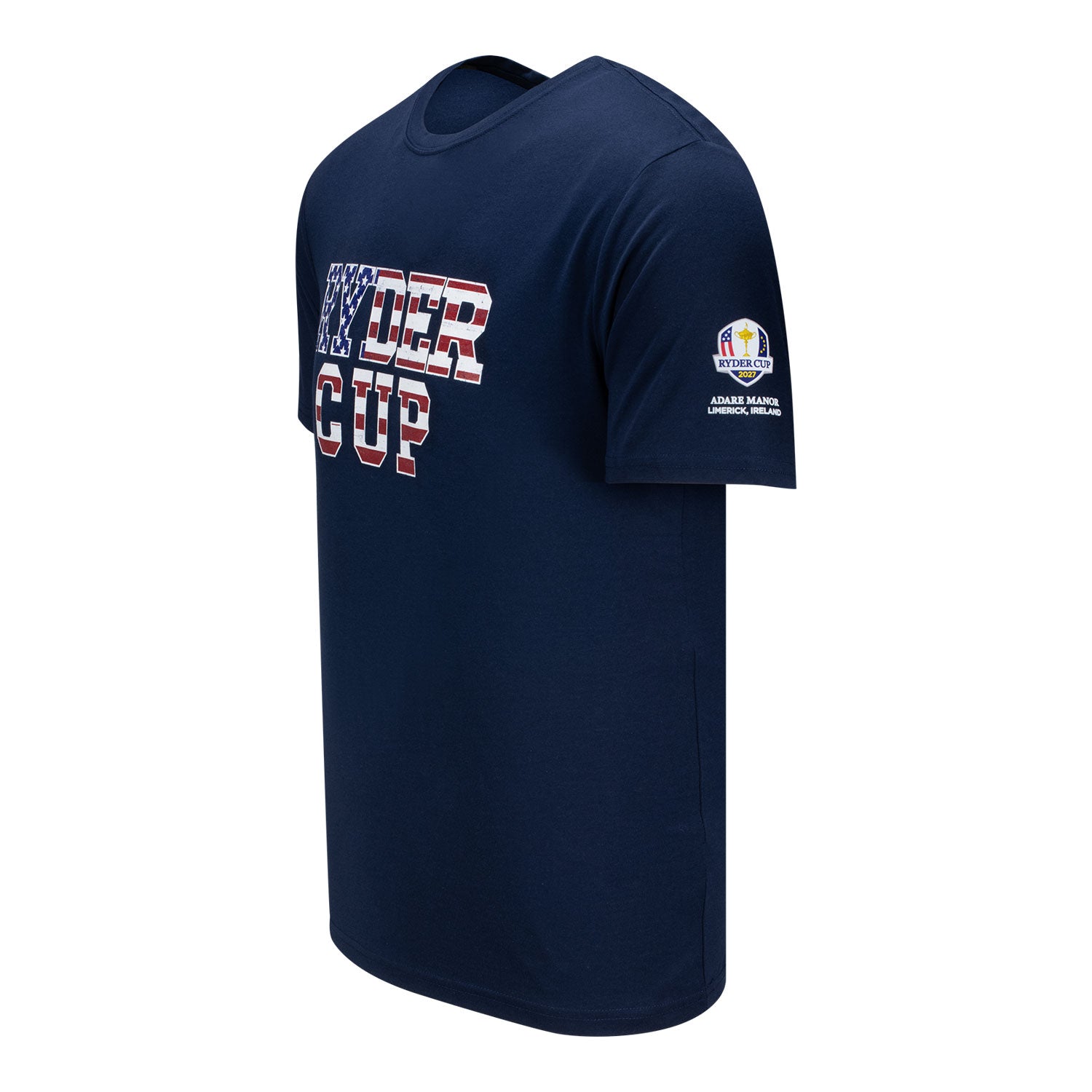 Levelwear 2027 Ryder Cup Richmond T-Shirt in Navy - Front View