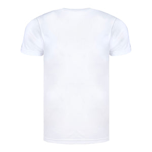 Ahead 2027 Ryder Cup Flags and Trophy T-Shirt in White - Back View